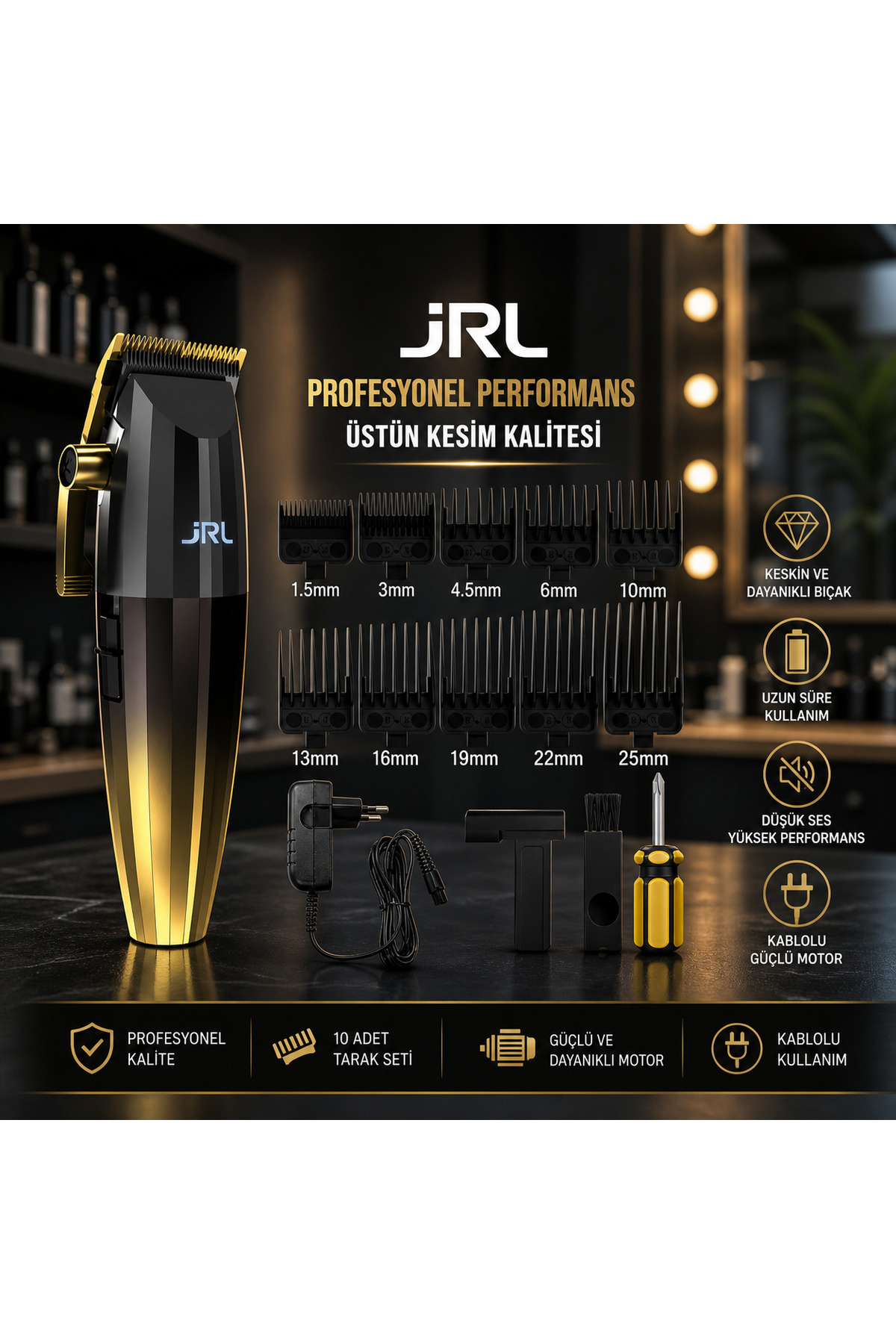 jrl Gold Profesyonel Saç Tıraş Makinesi FF2020C - Fiyatı, Yorumları