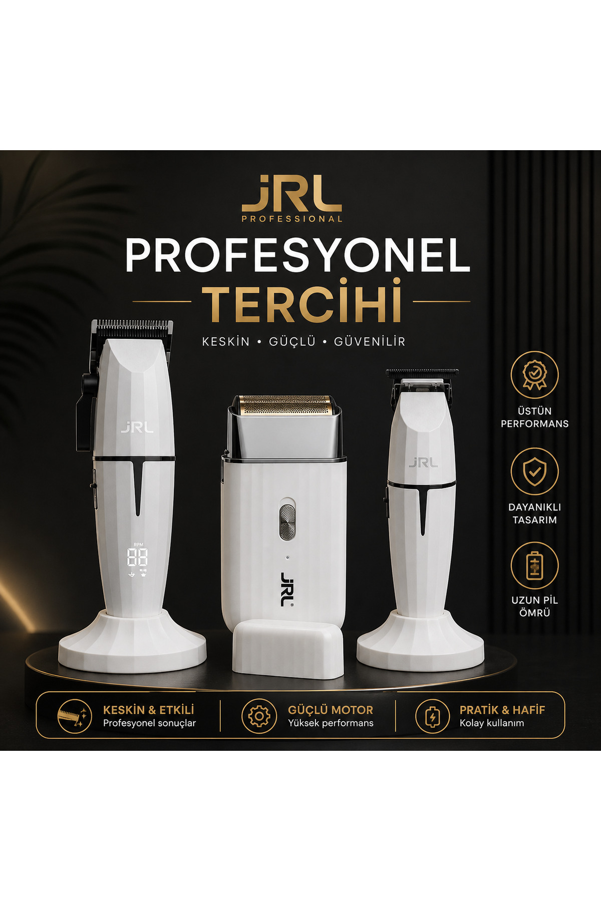 jrl ONYX Combo Set Saç Sakal Kesme Tıraş Makinesi - Fiyatı, Yorumları