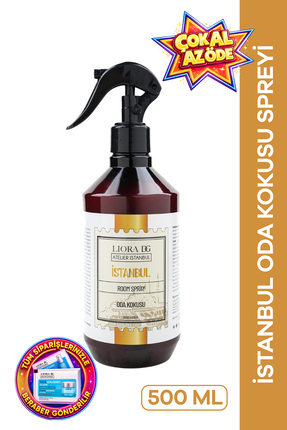 liora dg atelier istanbul Kudüs Oda Kokusu Spreyi 500 ML Baharat Notalı Oda P...