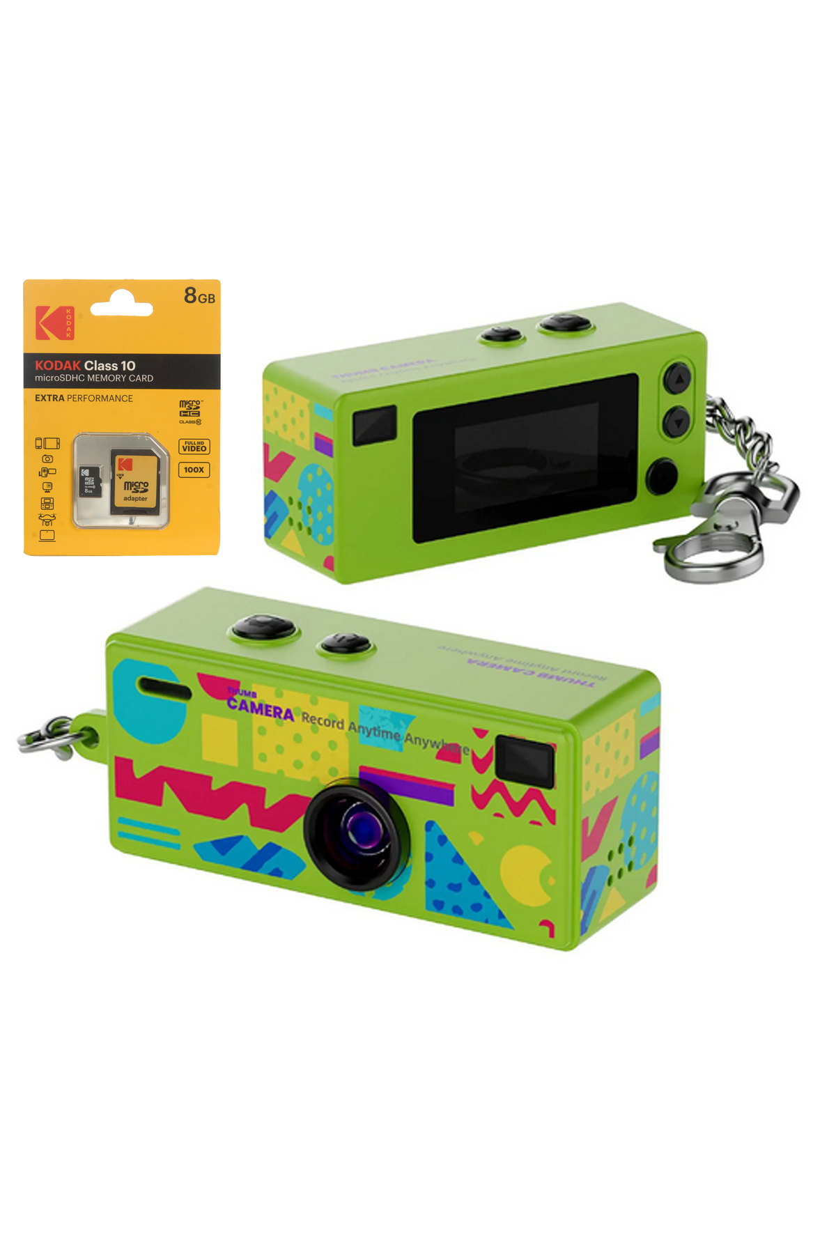 Ausek G6 Thumb Camera Mini Dijital Kamera Retro Tasarım