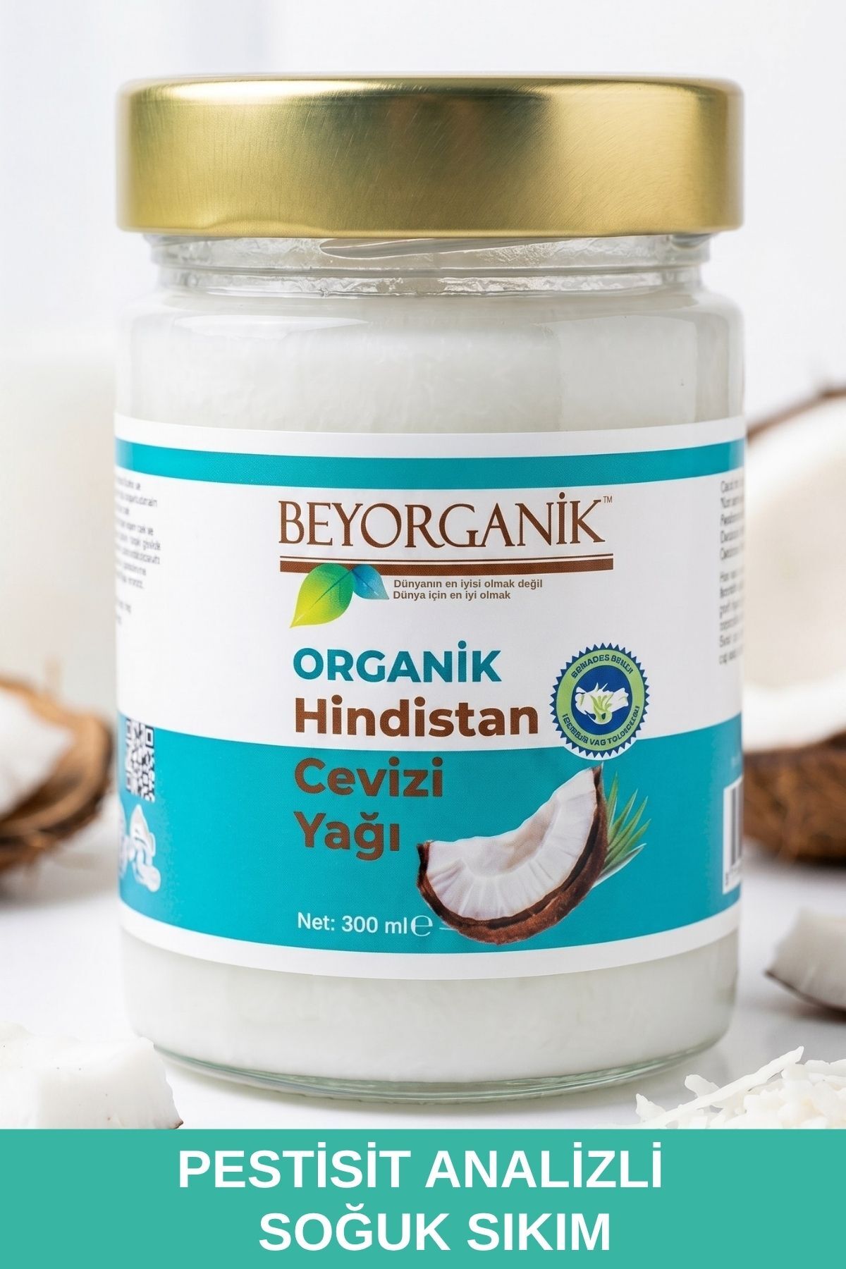 Organik Hindistan Cevizi Yağı 300 ml — 8682125481098
