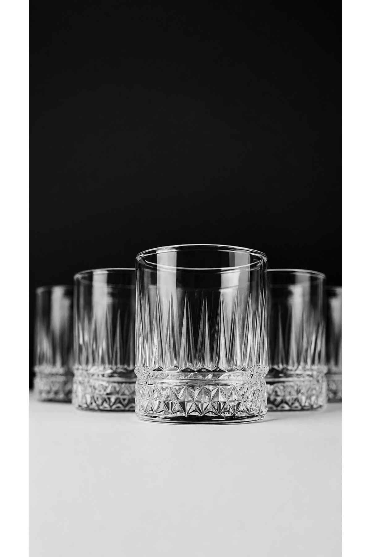 Elysia Pattern Crystal Water Glass | 6pcs - 300cc