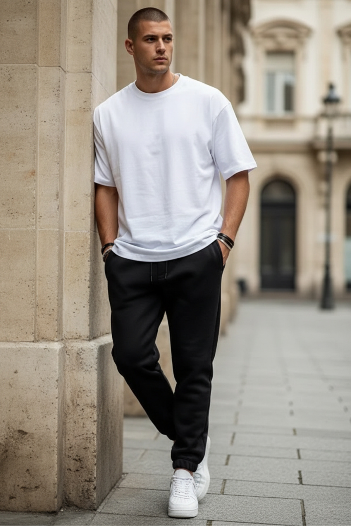 Men's Winter Warm Underwear Cotton Leg Elastic Sweatpants