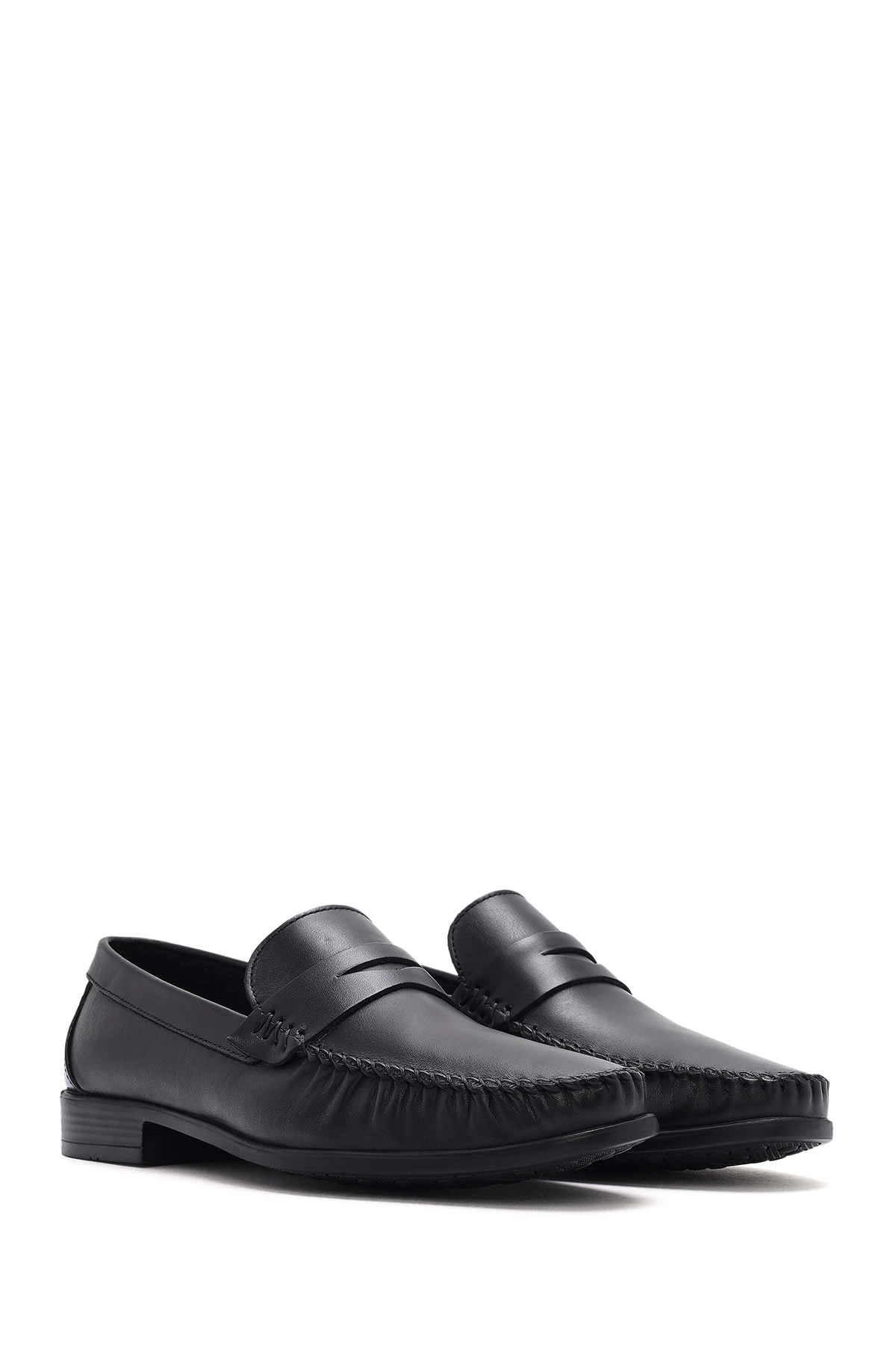 Derimod Erkek Siyah Deri Loafer 26SFD754118 görsel 2