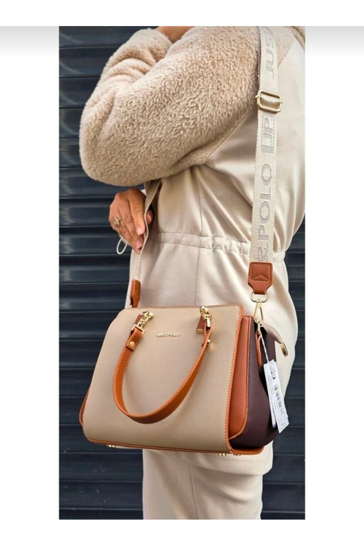 POLO BAG just polo orijinal kadın el ve omuz çantası görsel 7