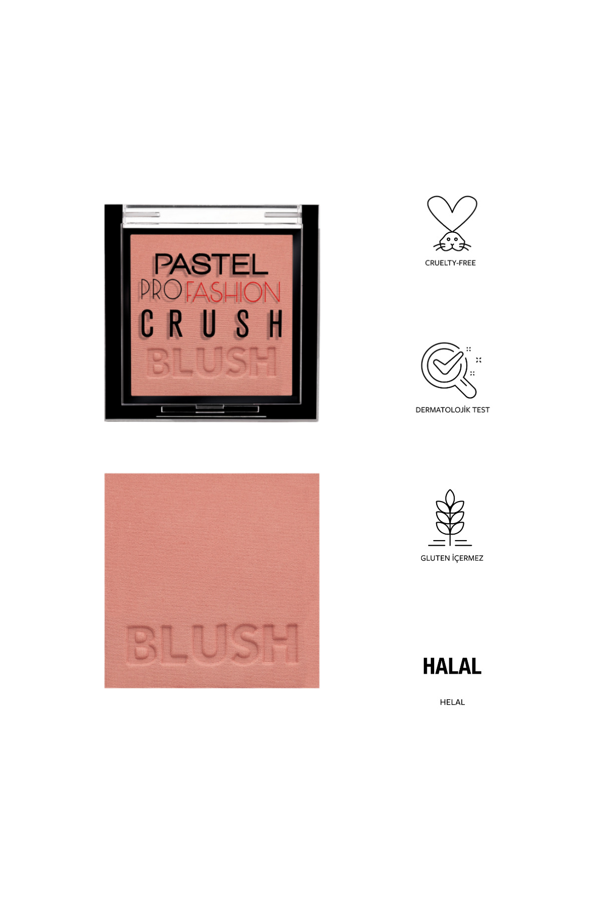 Profashion Crush Blush 302 8g — صورتی — تصویر 2 از 2