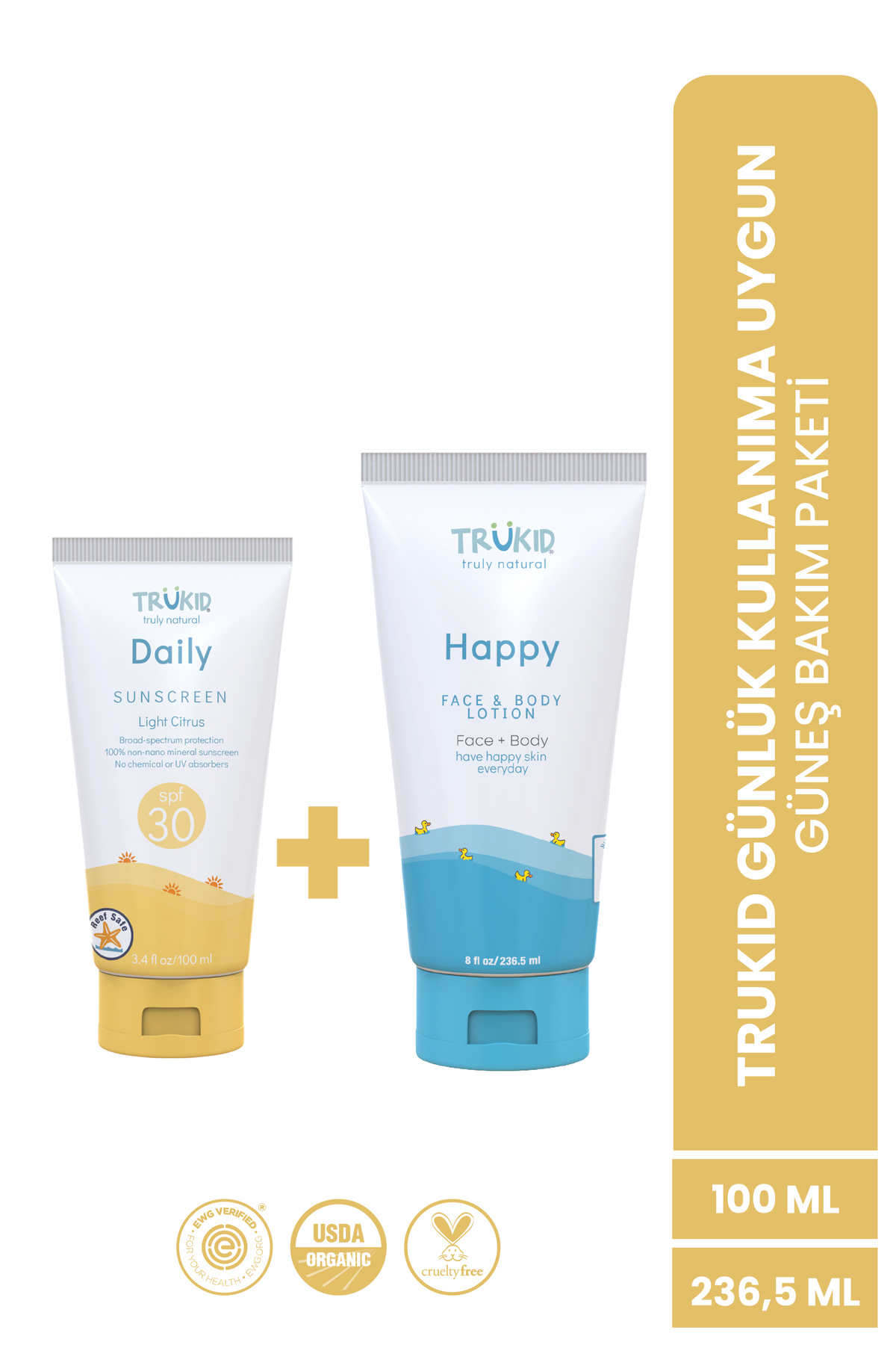 SPF 30 Günlük Kullanıma Uygun Güneş Kremi & Güneş Sonrası Losyon Seti — TRU589012