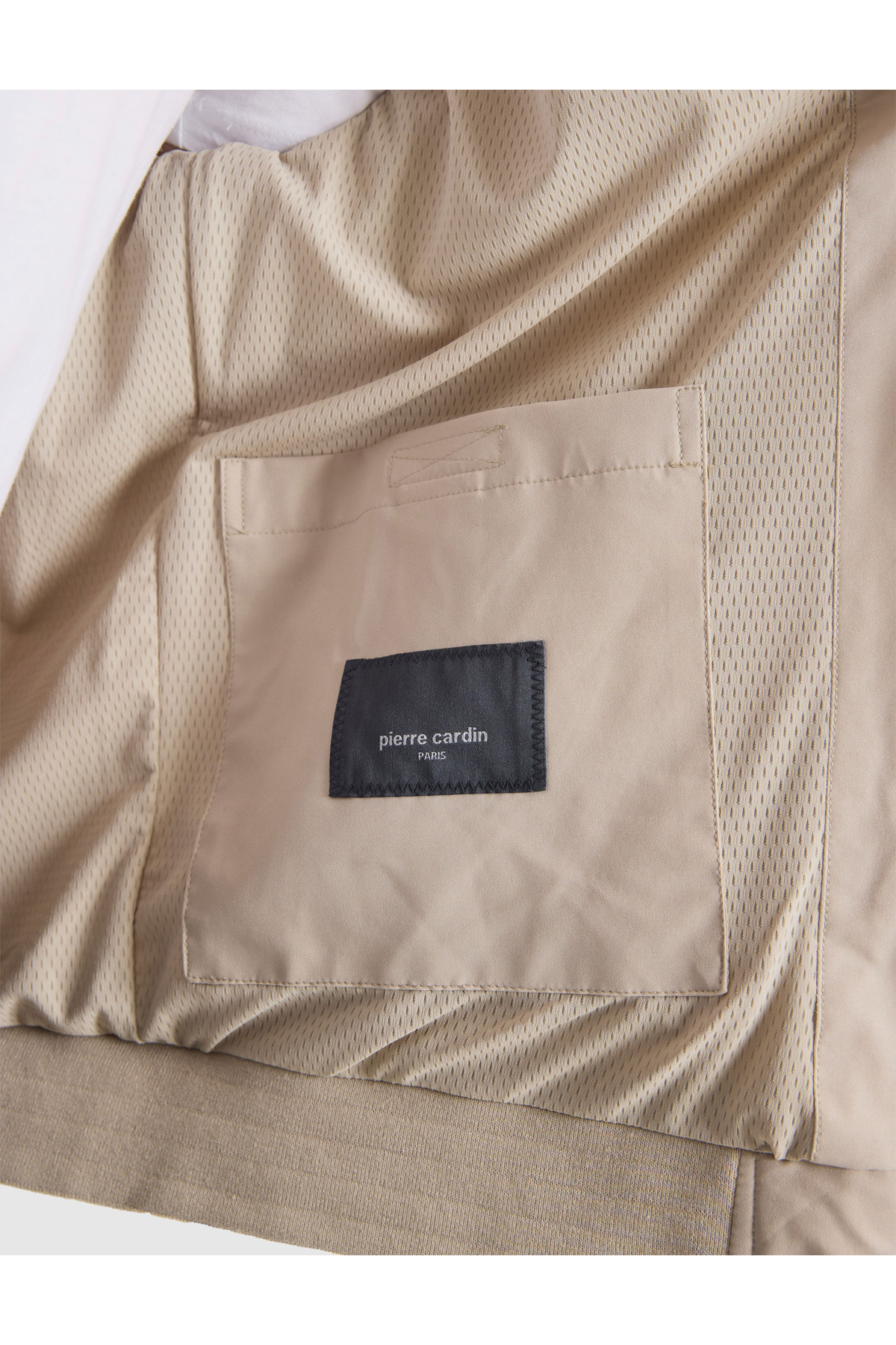 Pierre Cardin Bej Bomber Ceket 50325322-VR011 görsel 7