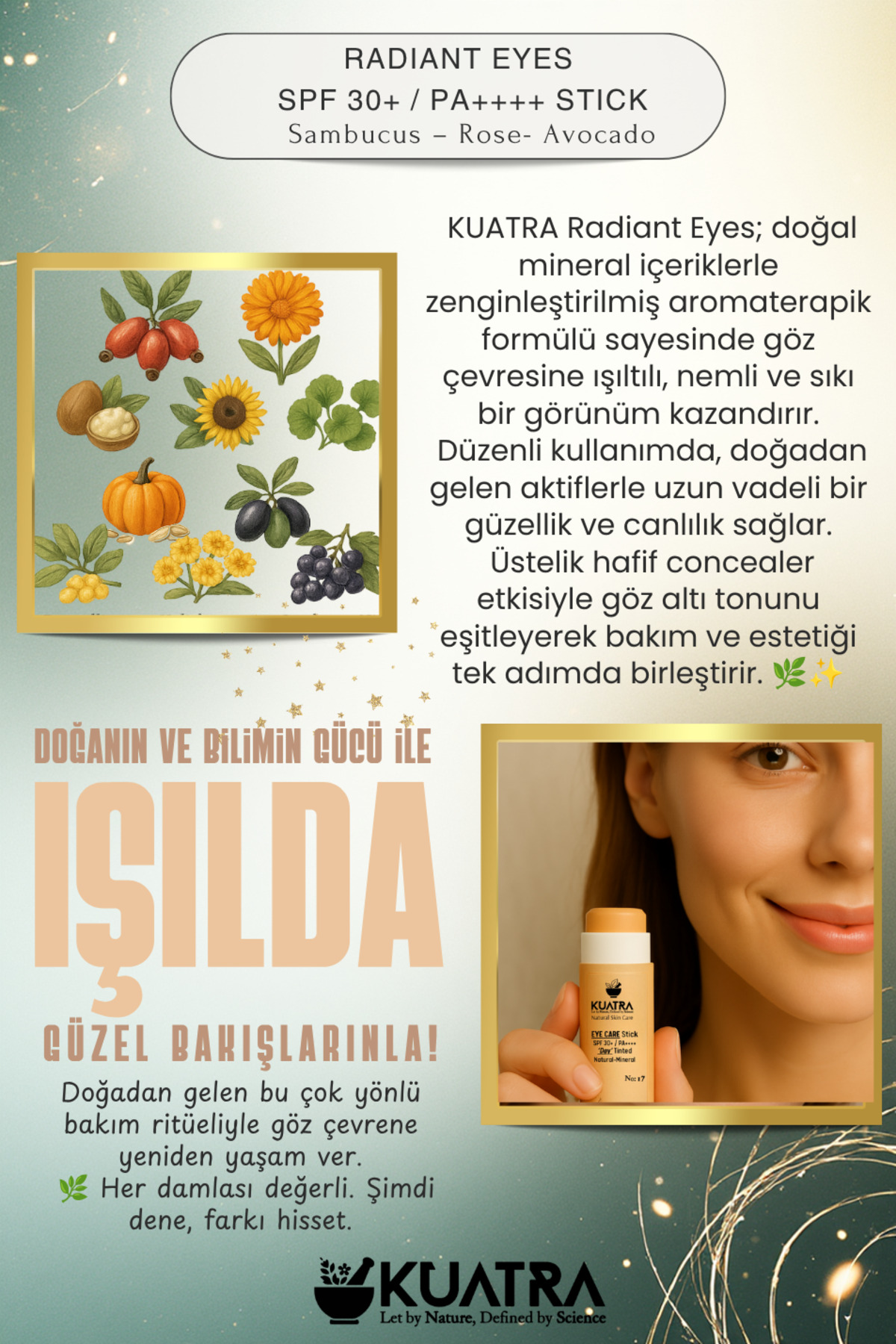 کرم دور چشم رادیانت آیز شماره ۱۷ با SPF 30+ / PA++++، محافظ معدنی و اصلاح کننده رنگ — تصویر 3 از 8