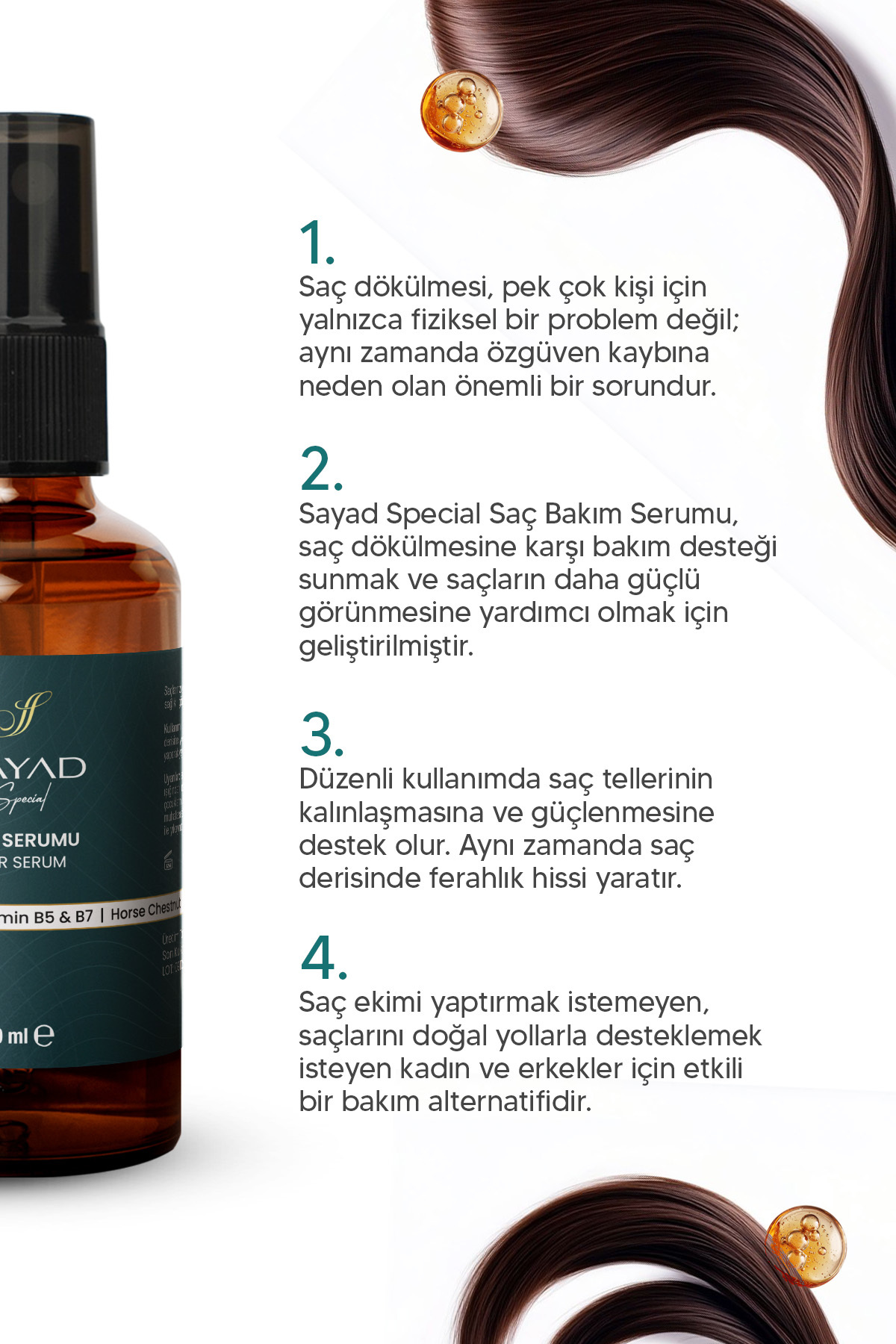 Special Dökülme Karşıtı ve Güçlendirici Saç Serumu — 8684198996219 — تصویر 3 از 6