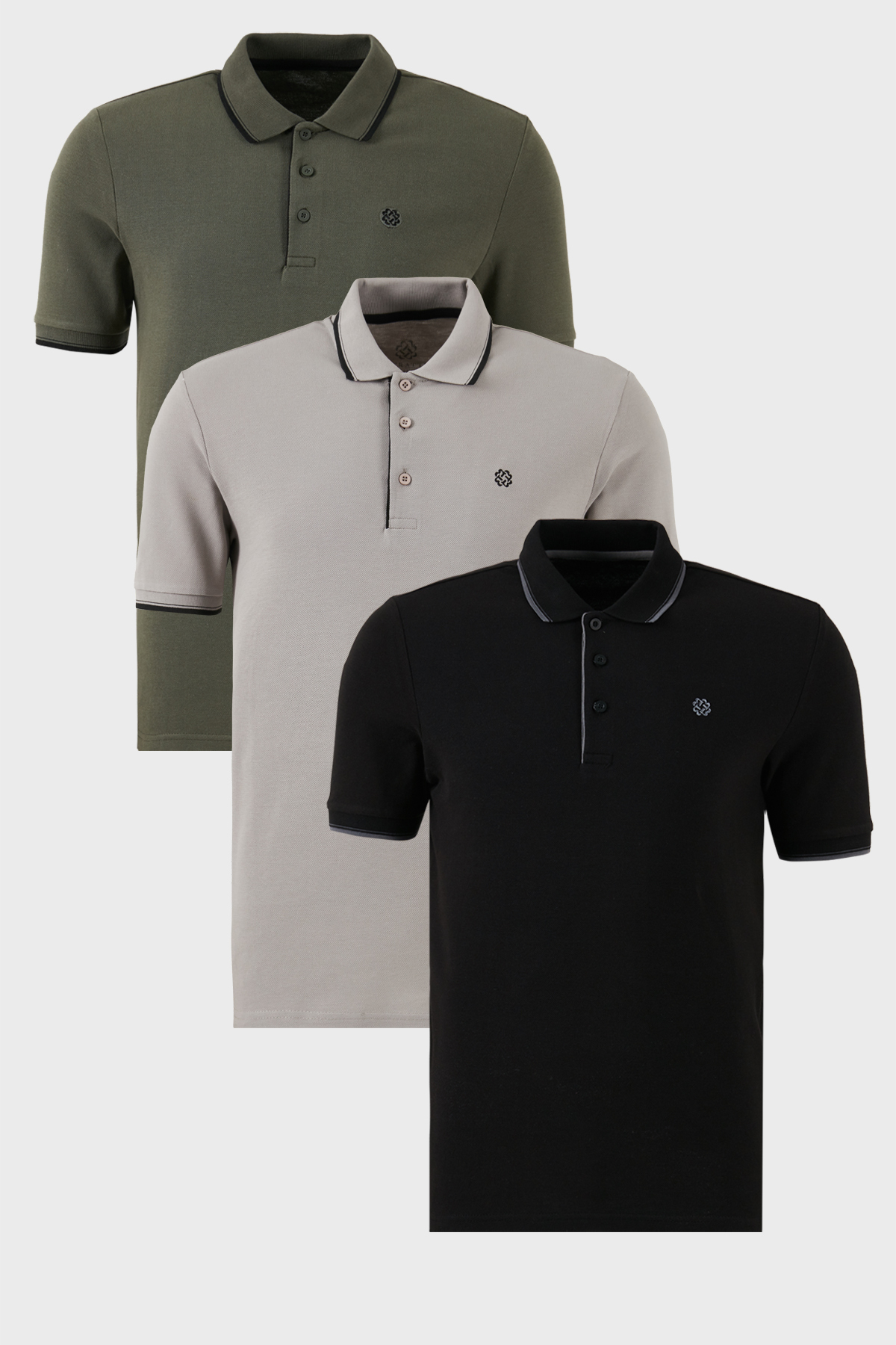 Black-Khaki-Anthracite