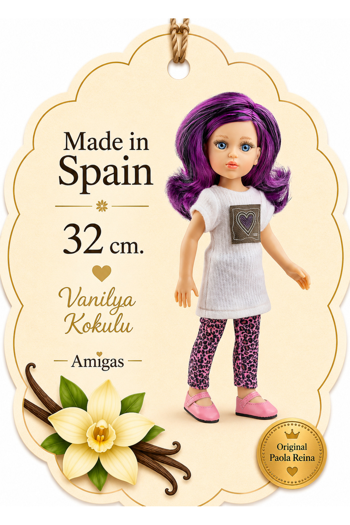 Paola Reina Coti Amiga Funky Oyuncak Bebek 32 cm - İspanyol Et