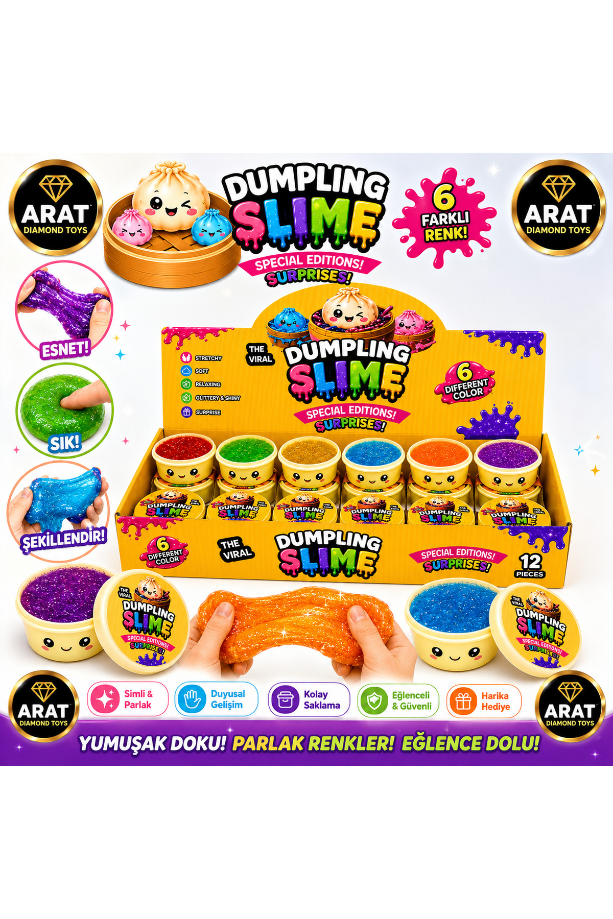 black-d-amond-plush-toy-in-mant-s-dumpling-simli-slime-renkli-esneyen