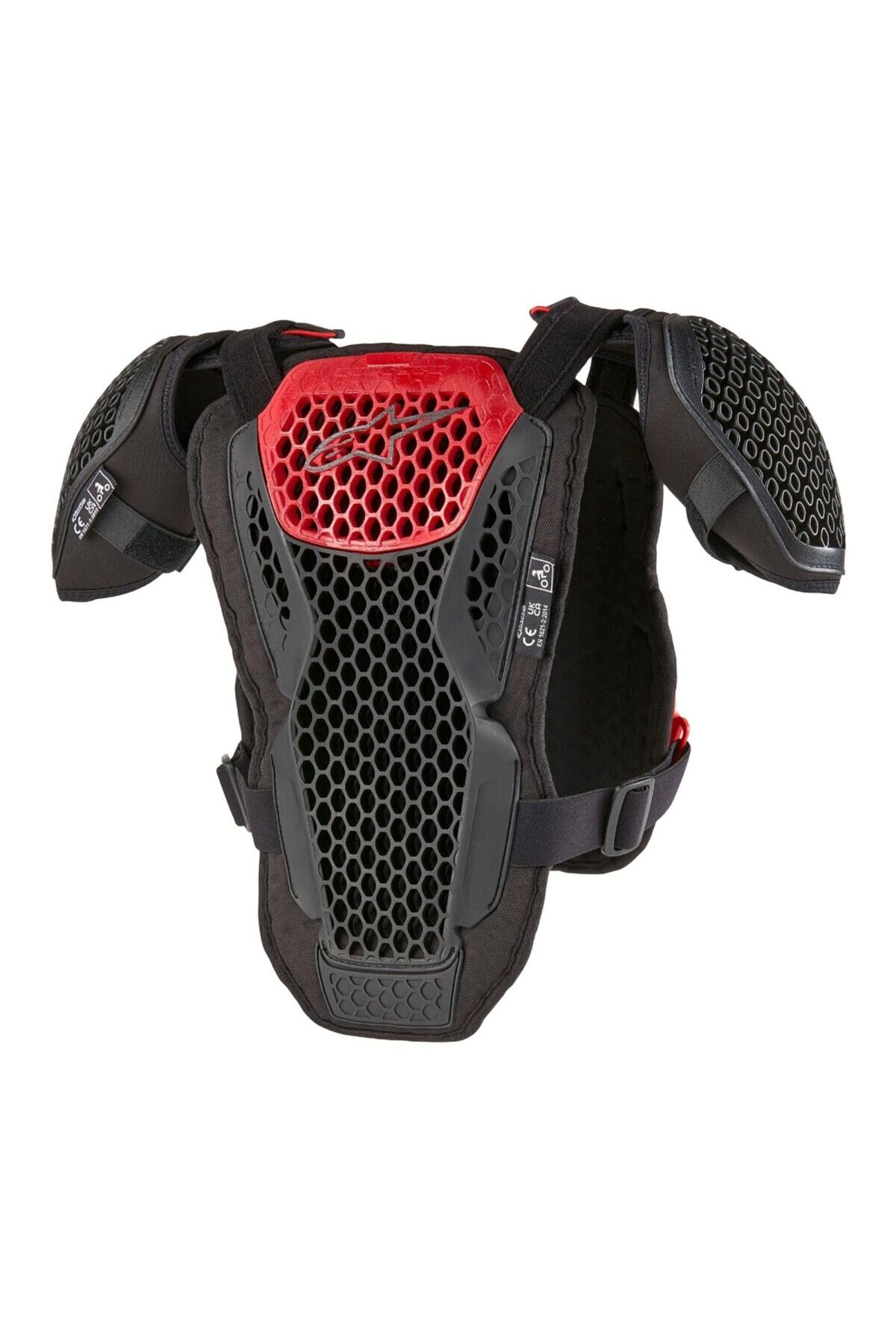 Alpinestars Bionic Action GençÇocuk Üst Koruma Siyah Beyaz Kırmızı