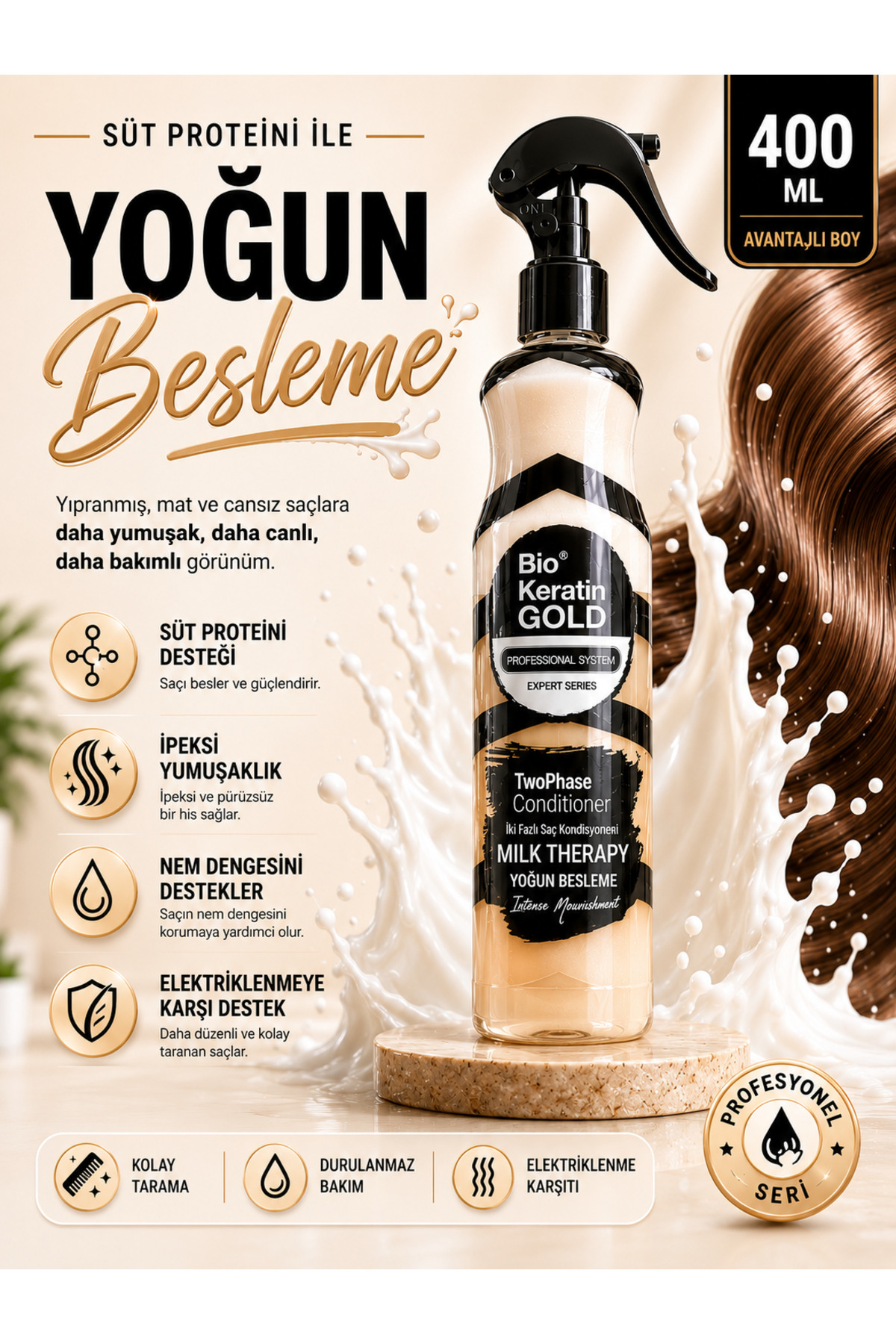 Milk Therapy Fön Sütü 400 Ml — A050 — تصویر 2 از 6