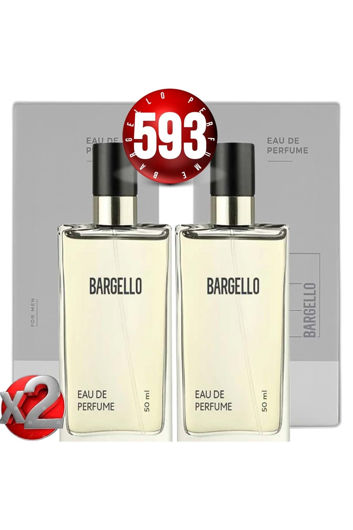 Bargello Erkek Parfüm 593x2 Fresh 50 Ml Edp — تصویر 2 از 2
