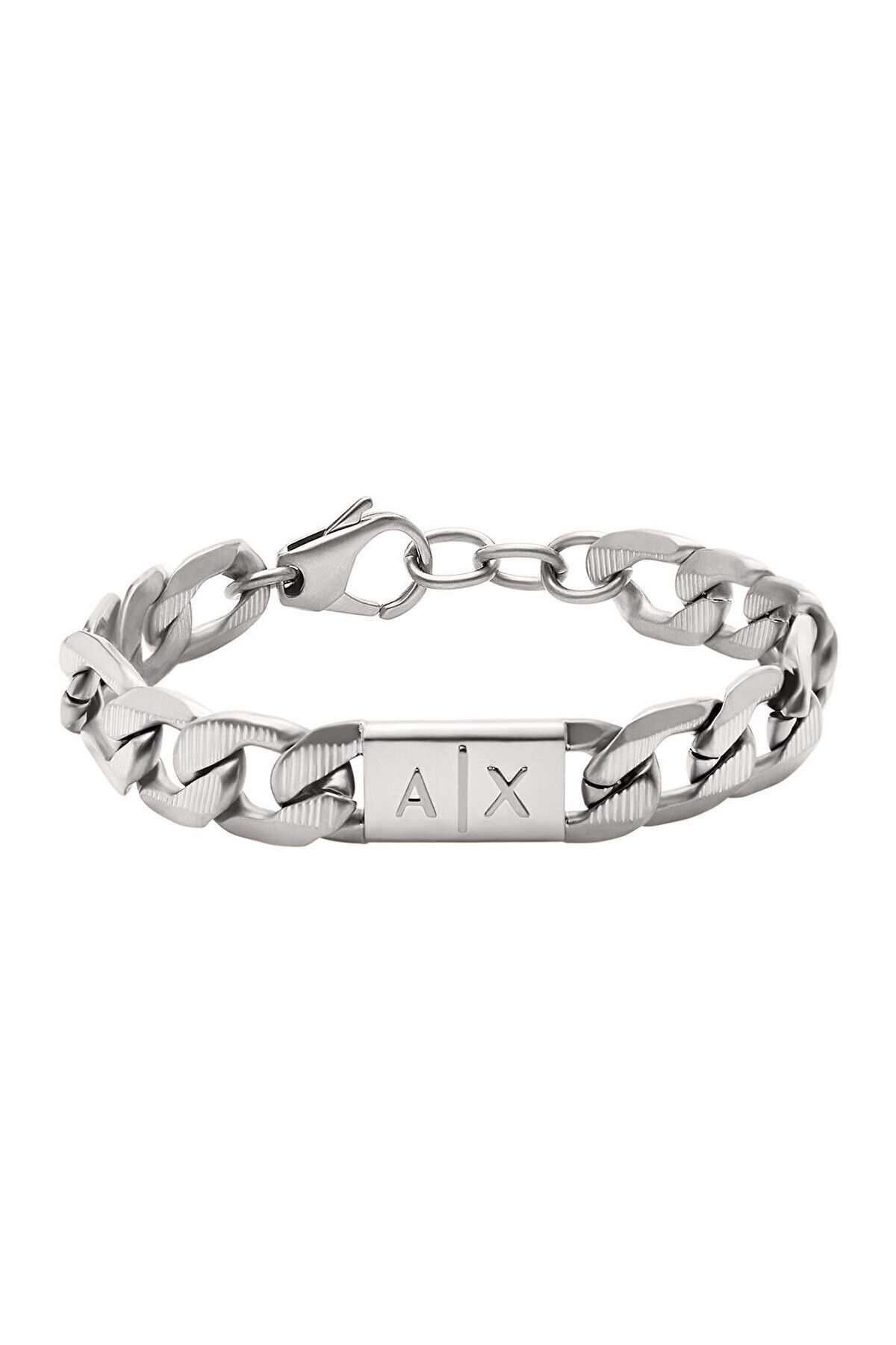 دستبند مردانه AXG0077-040 آرمانی اکسچنج دستبند استیل Armani Exchange