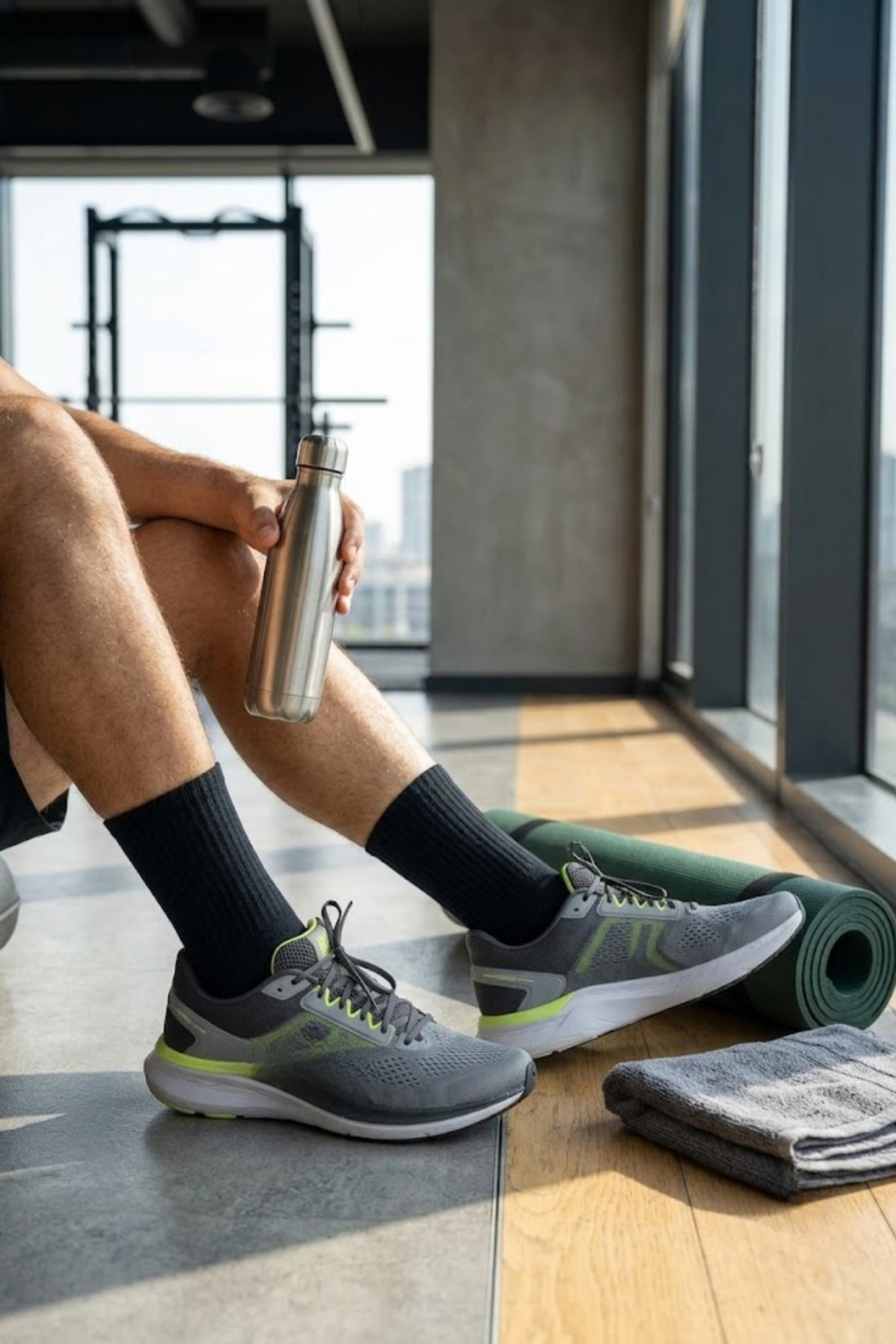 Socketta Erkek Spor Dikişsiz Havlu Taban 6'lı Premium Tenis Soket Çorap görsel 6