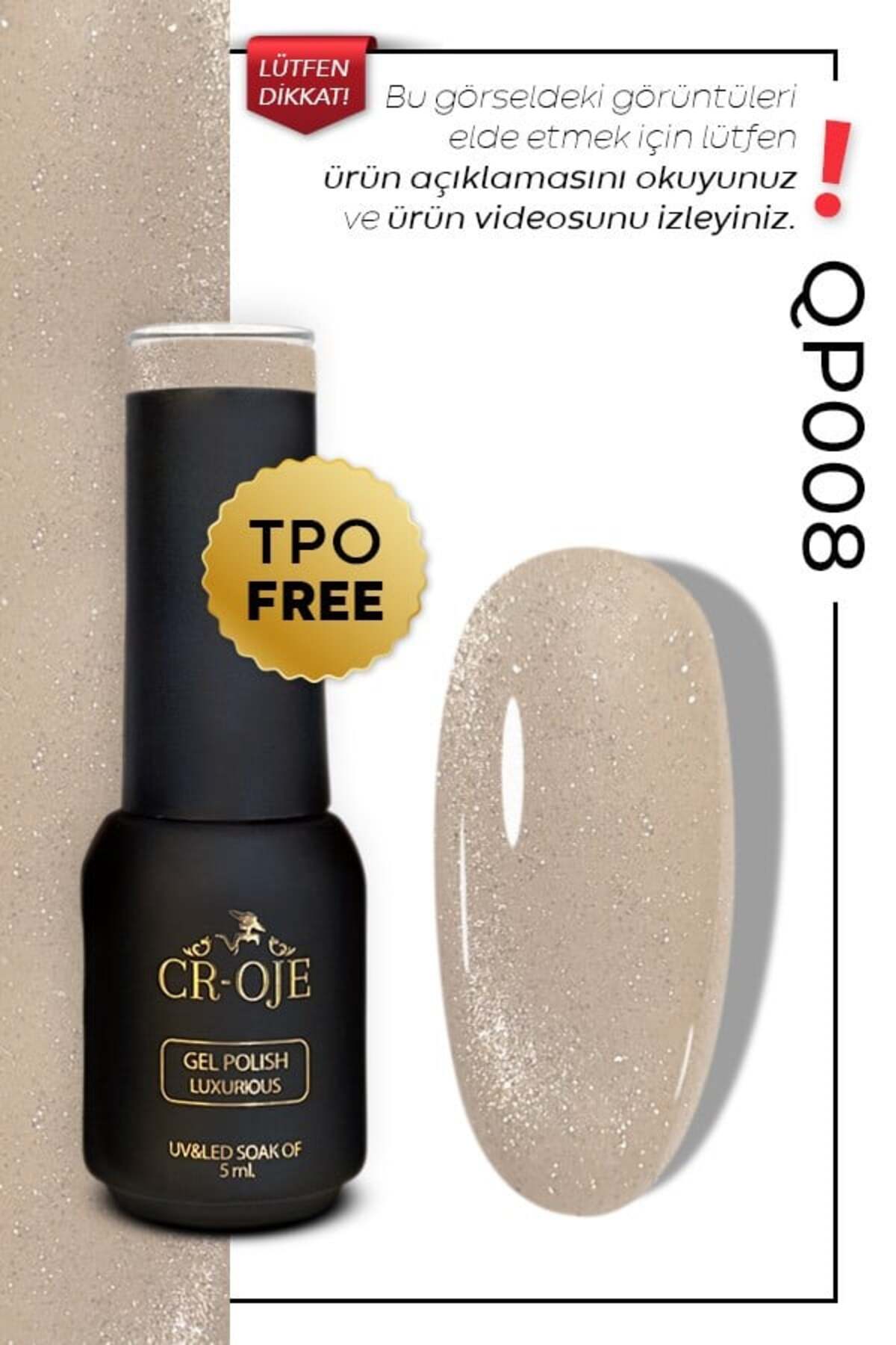 Inci Tanecikli Manyetik Cat Eye / Kedi Gözü- QP008 (5 ML) — رنگارنگ yenicateyeserisi