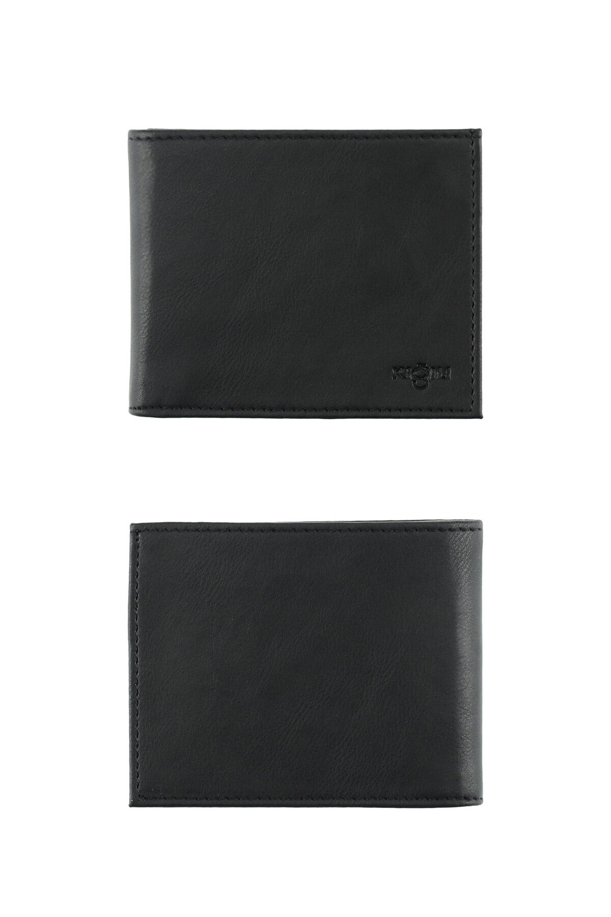 Kiğılı Düz 3'lü Kemer & Cüzdan & Kartlık Hediye Kutulu Set görsel 4