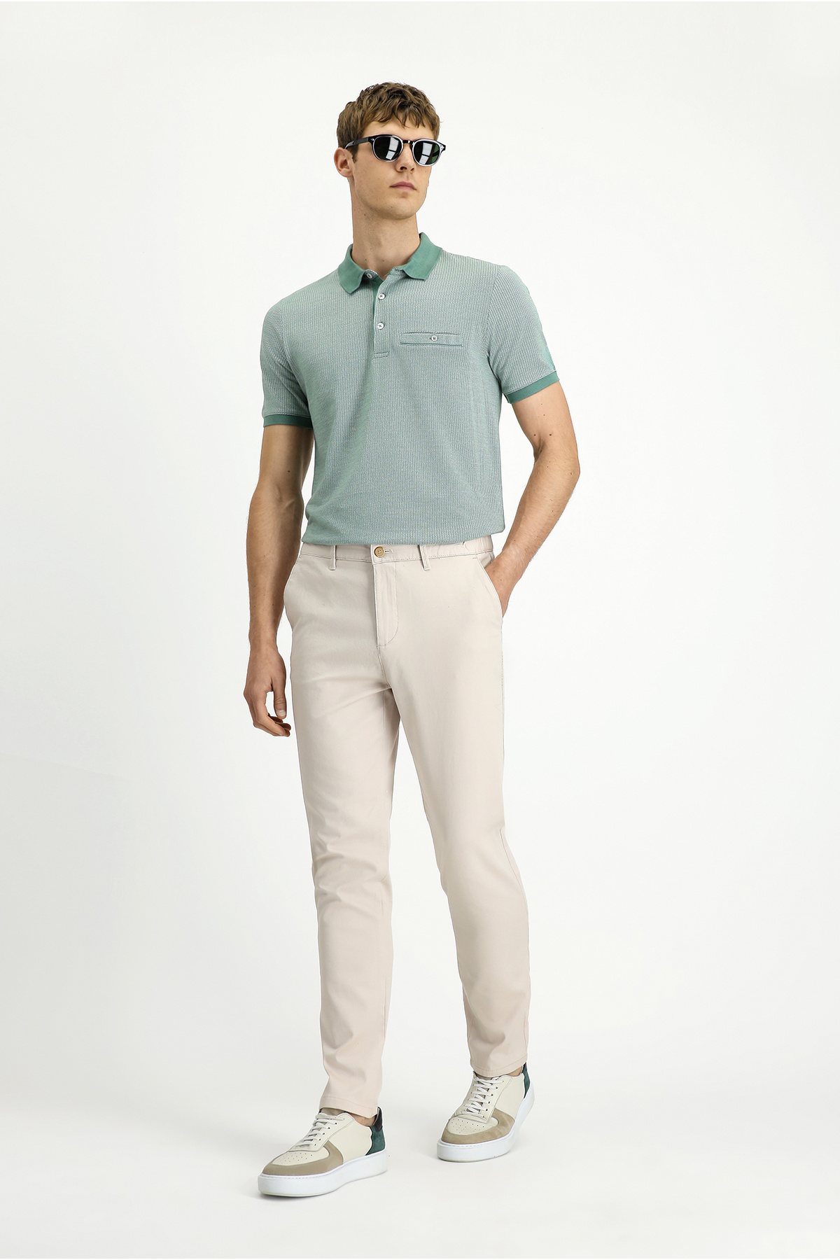 Kiğılı Relaxed Fit Rahat Kesim Likralı Kanvas / Chino Pantolon görsel 4