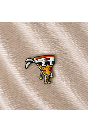 DREAMIOGIFTANDBOX Pizza Steve Rozet Metal Pin Broş Ninja Pizza Çanta Ceket Ak...