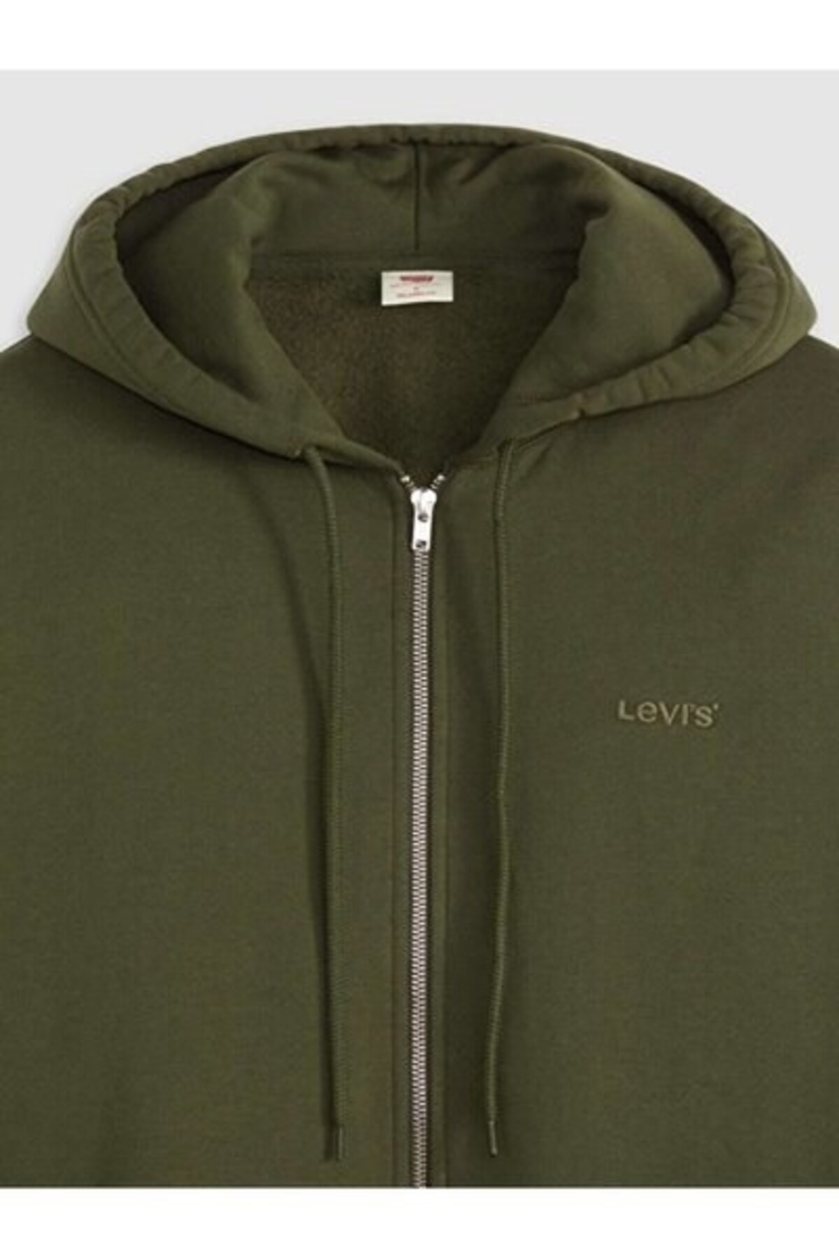 سویشرت مردانه تمام زیپ دار سبز رنگ - A1970-0022 لیوایز سویشرت Levi's