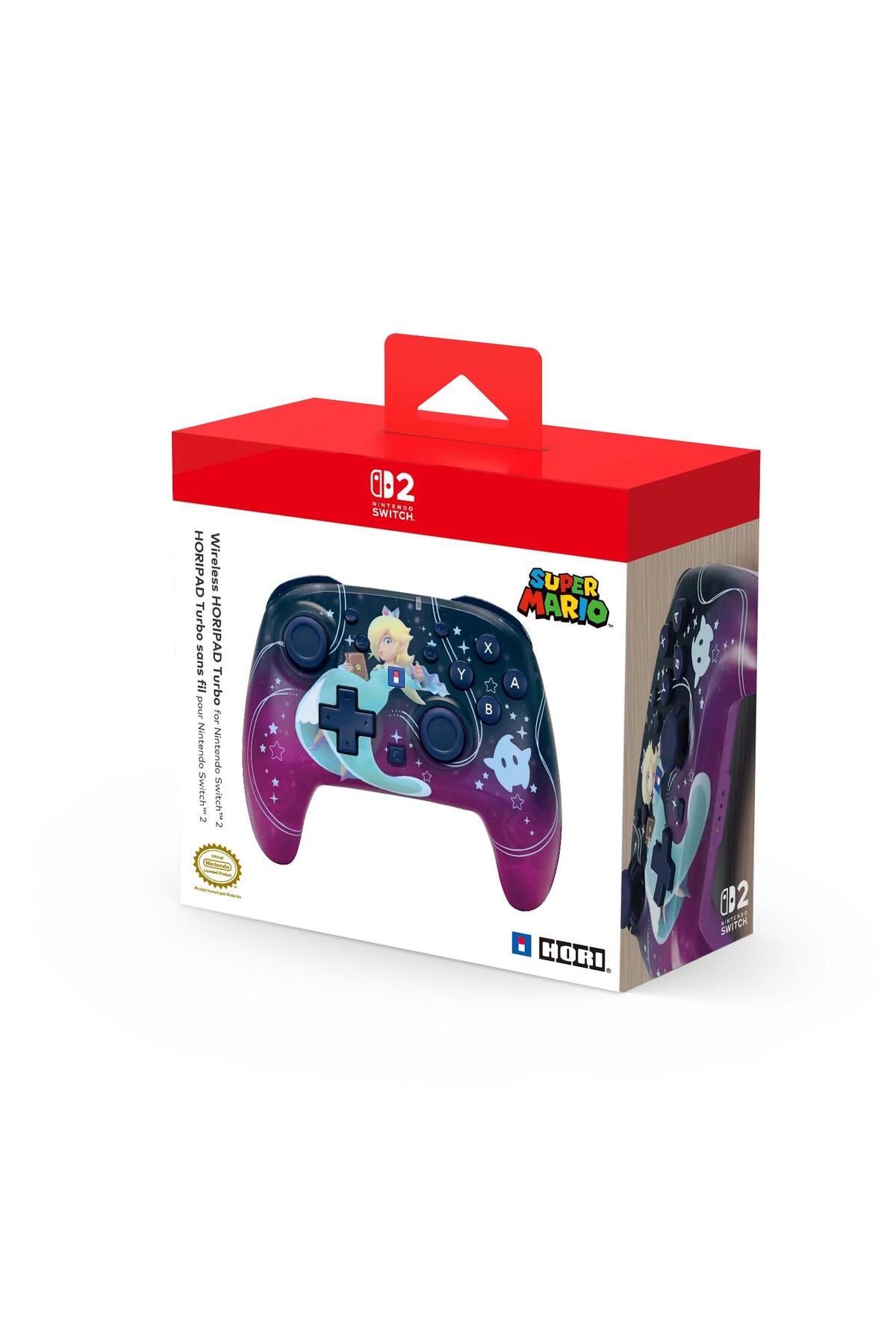 Hori Switch 2 Horipad Turbo Kablosuz Oyun Kolu Rosalina Universe