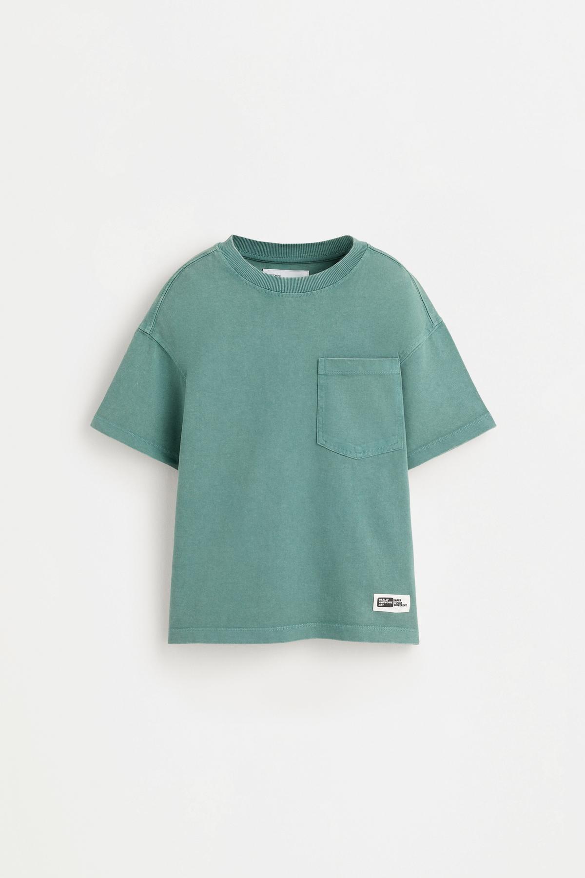 Thick jersey t-shirt with pale effect