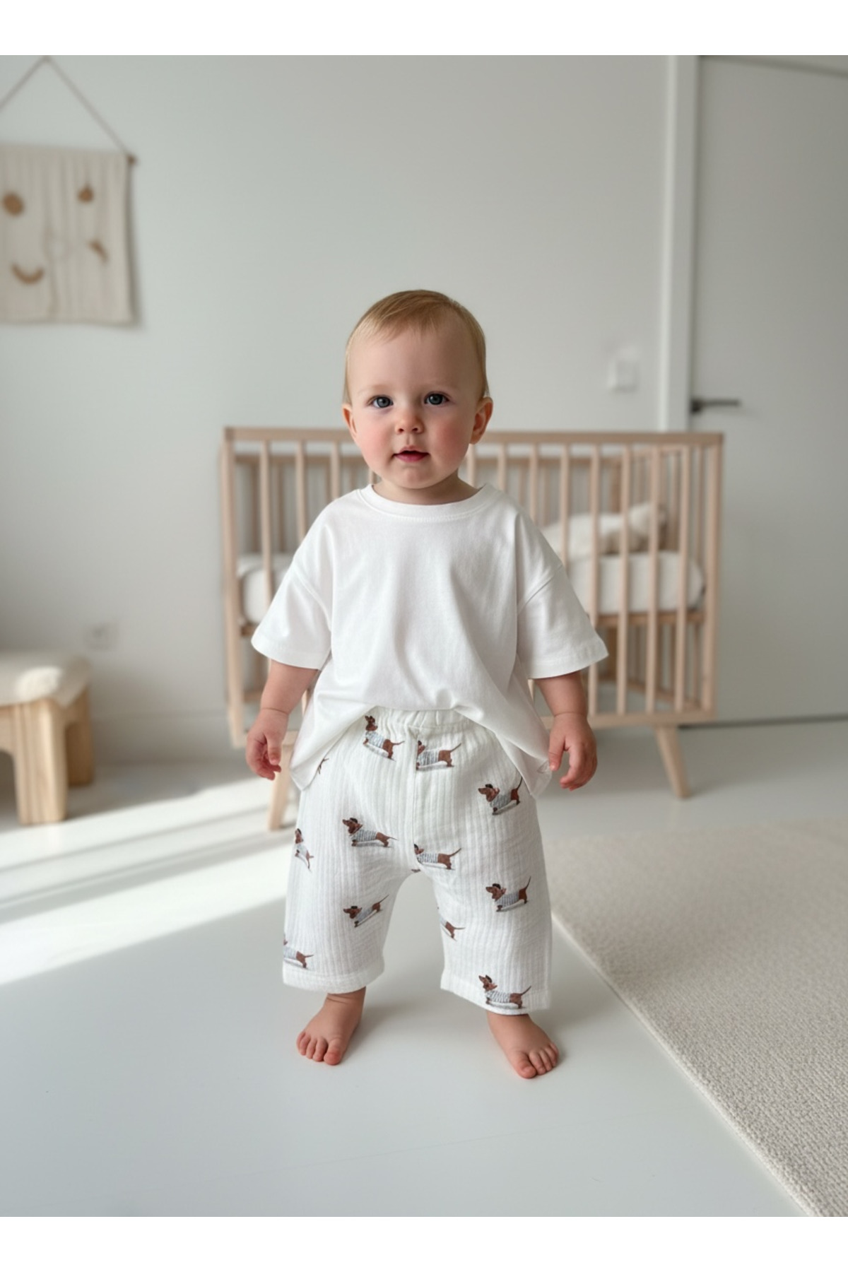 Zemze Baby Double Layer Patterned Muslin Baby Underwear Soft Cotton, Breathable, Comfortable Cut