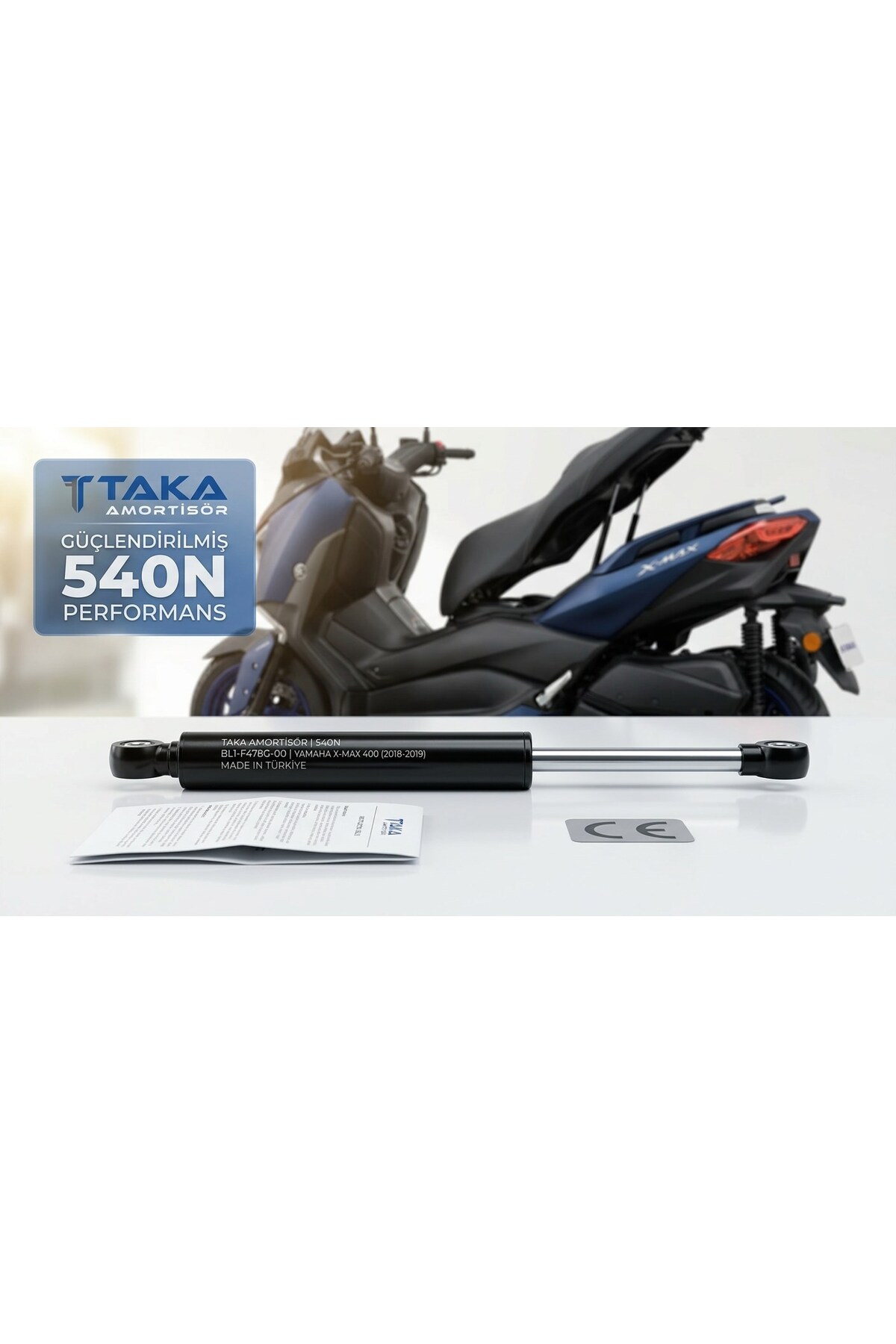 TAKA AMORTİSÖR Yamaha X-MAX 400 Sele Amortisörü (2018-2019) 540N