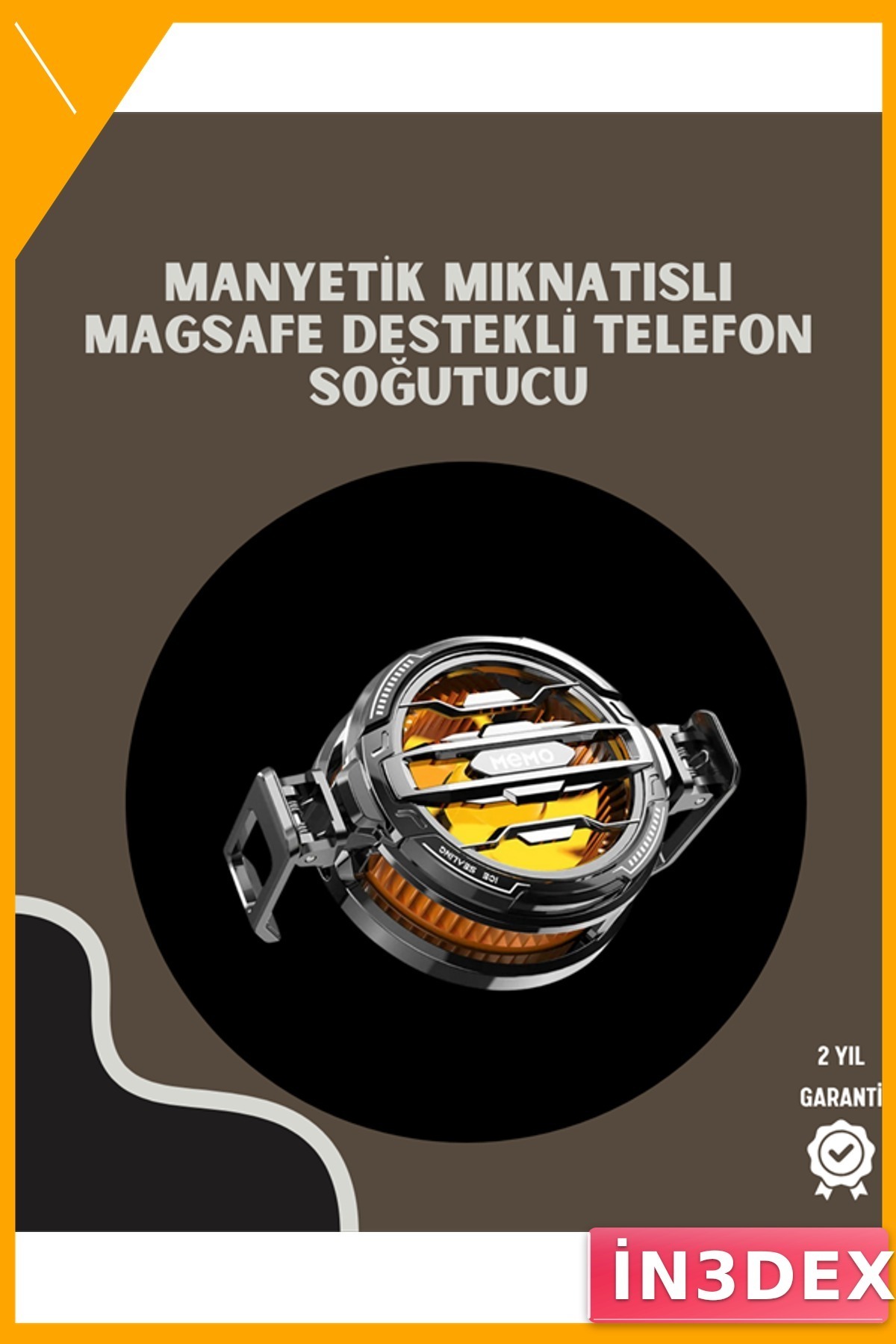 Kompakt Hızlı Soğutucu Sessiz Fan Tüm Telefonlarla Uyumlu
