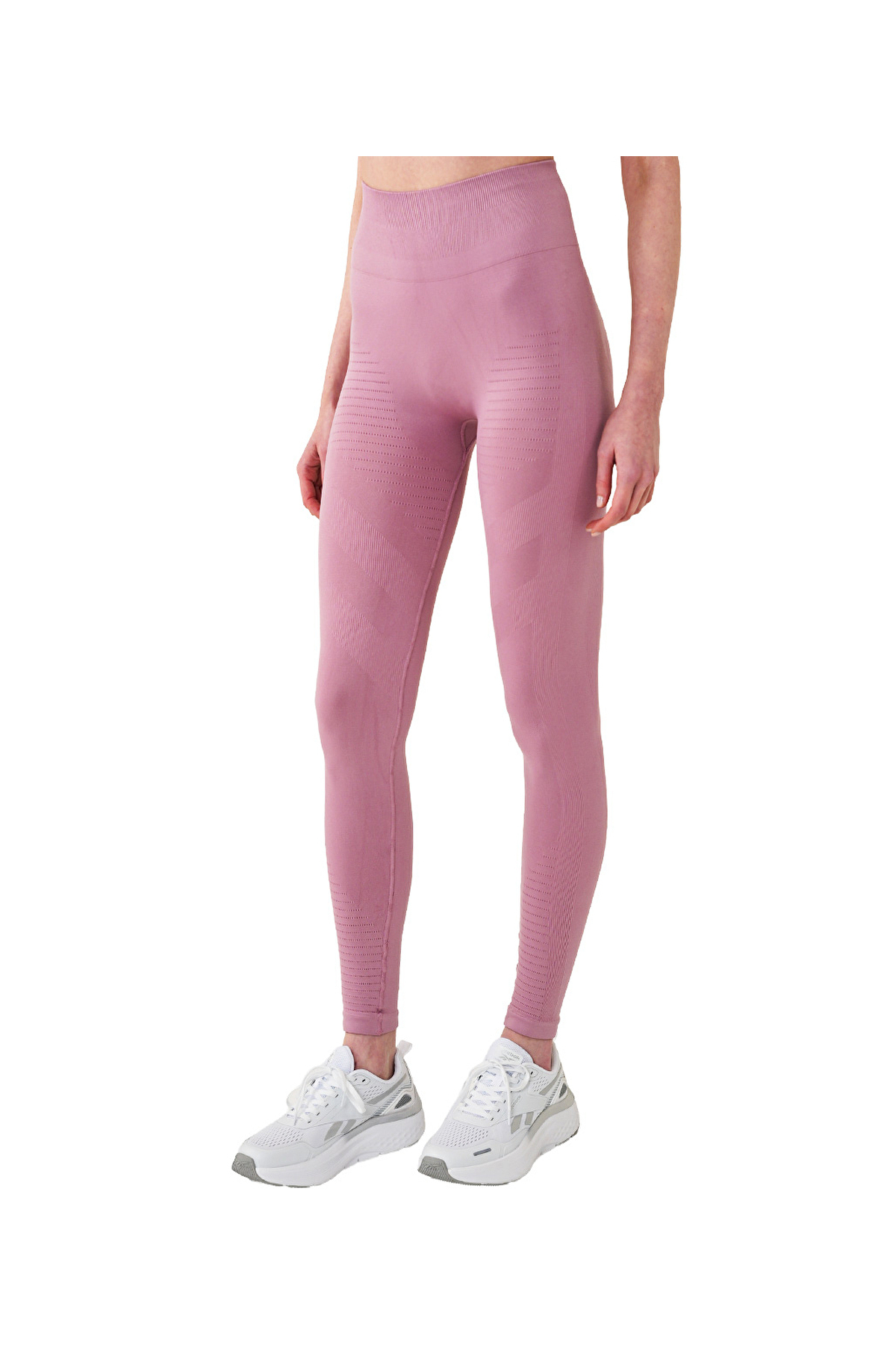 MUSCLECLOTH Nova Seamless Desenli Push-Up Tayt Pembe
