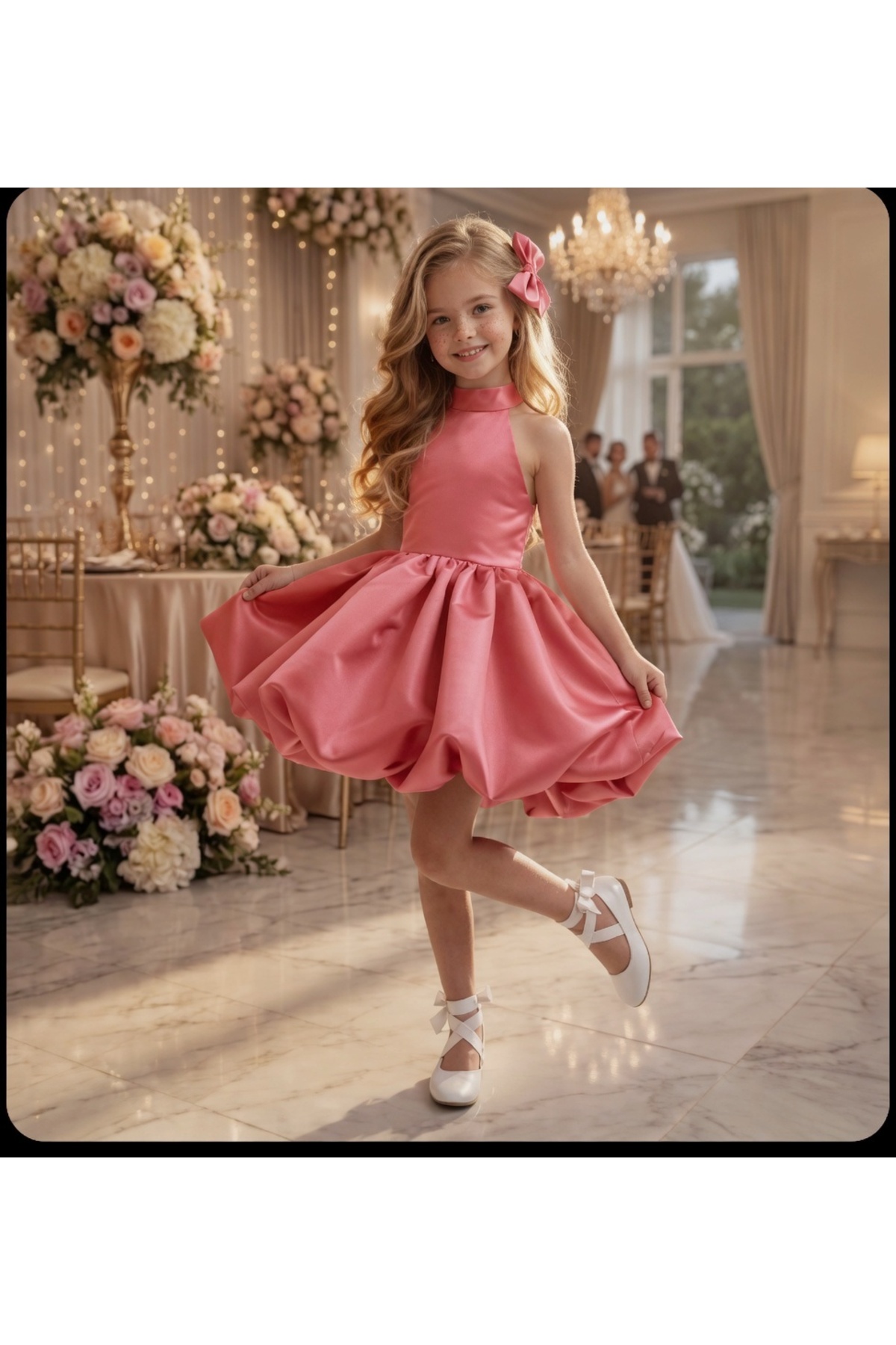 Luneria Dress Kız çocuk abiye mezuniyet elbisesi