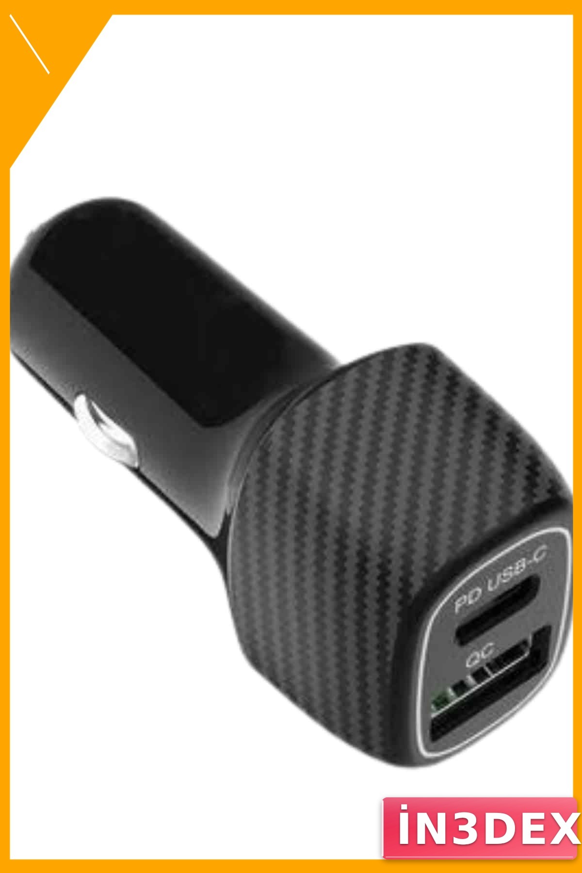 38W Araç Şarj Cihazı Type-C PD Hızlı Şarj USB Çakmaklık