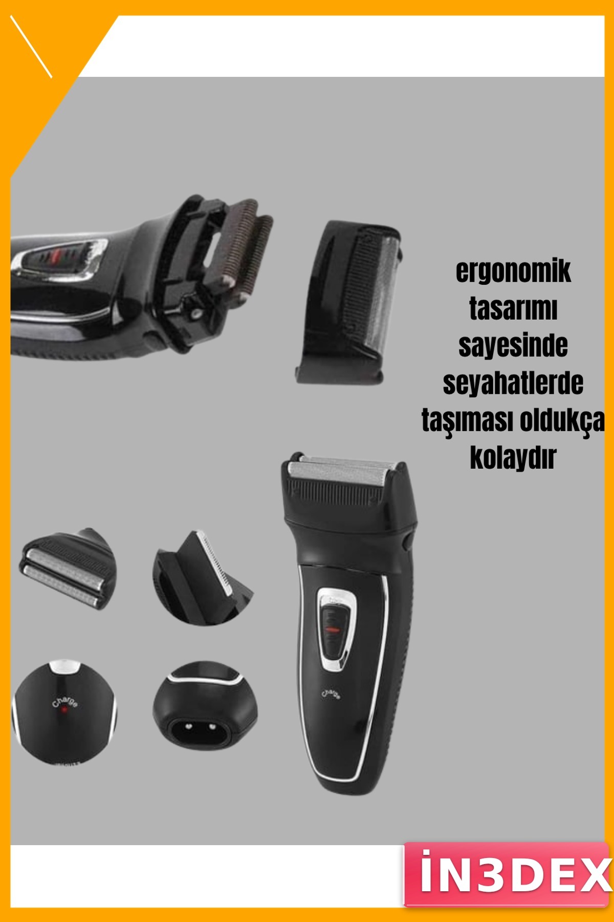Çok Amaçlı Kablosuz Tıraş Makinesi İnce Detay Başlıklı