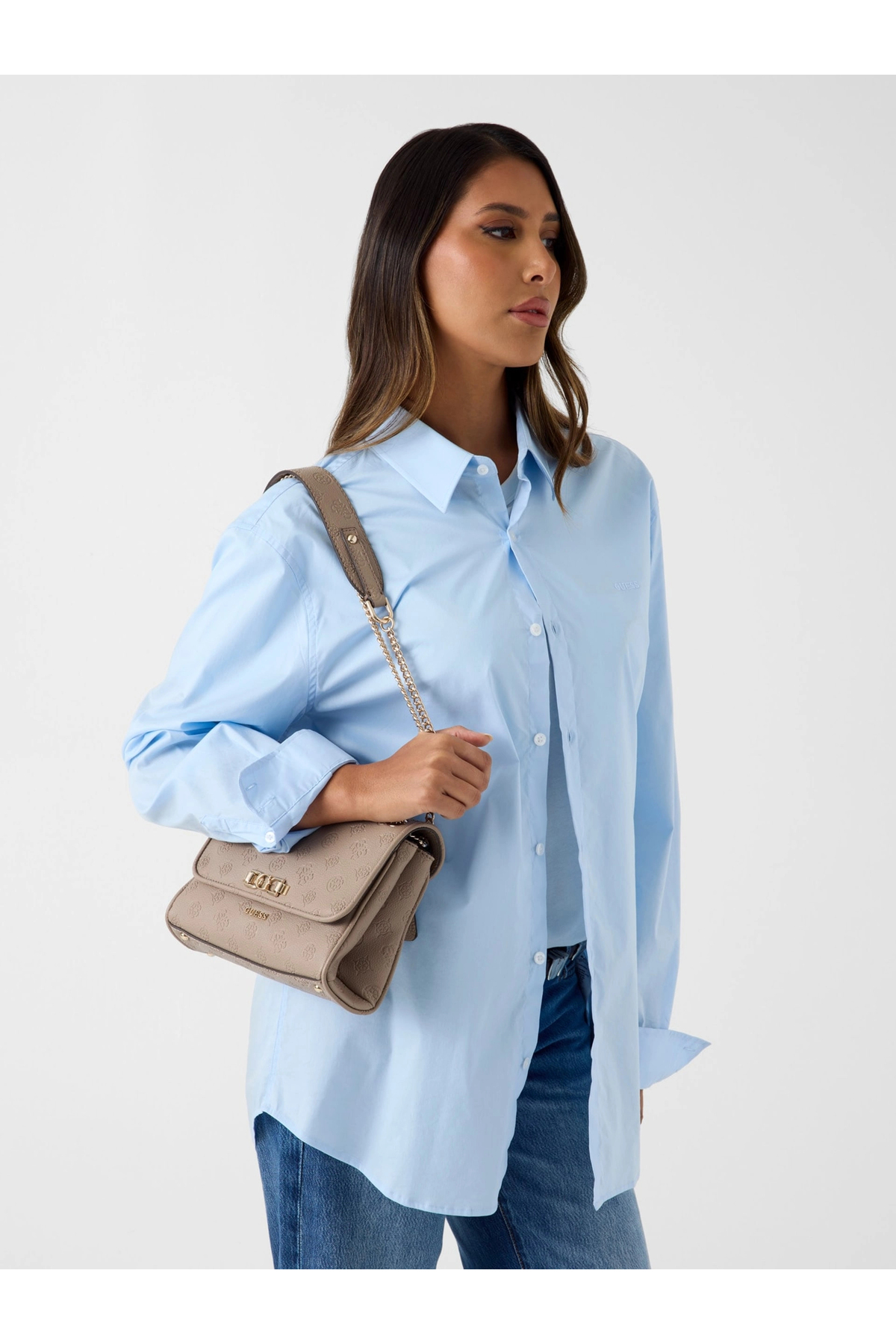 Guess Anise Dönüştürülebilir Kadın Omuz Çantası HWPD9916210-DKO