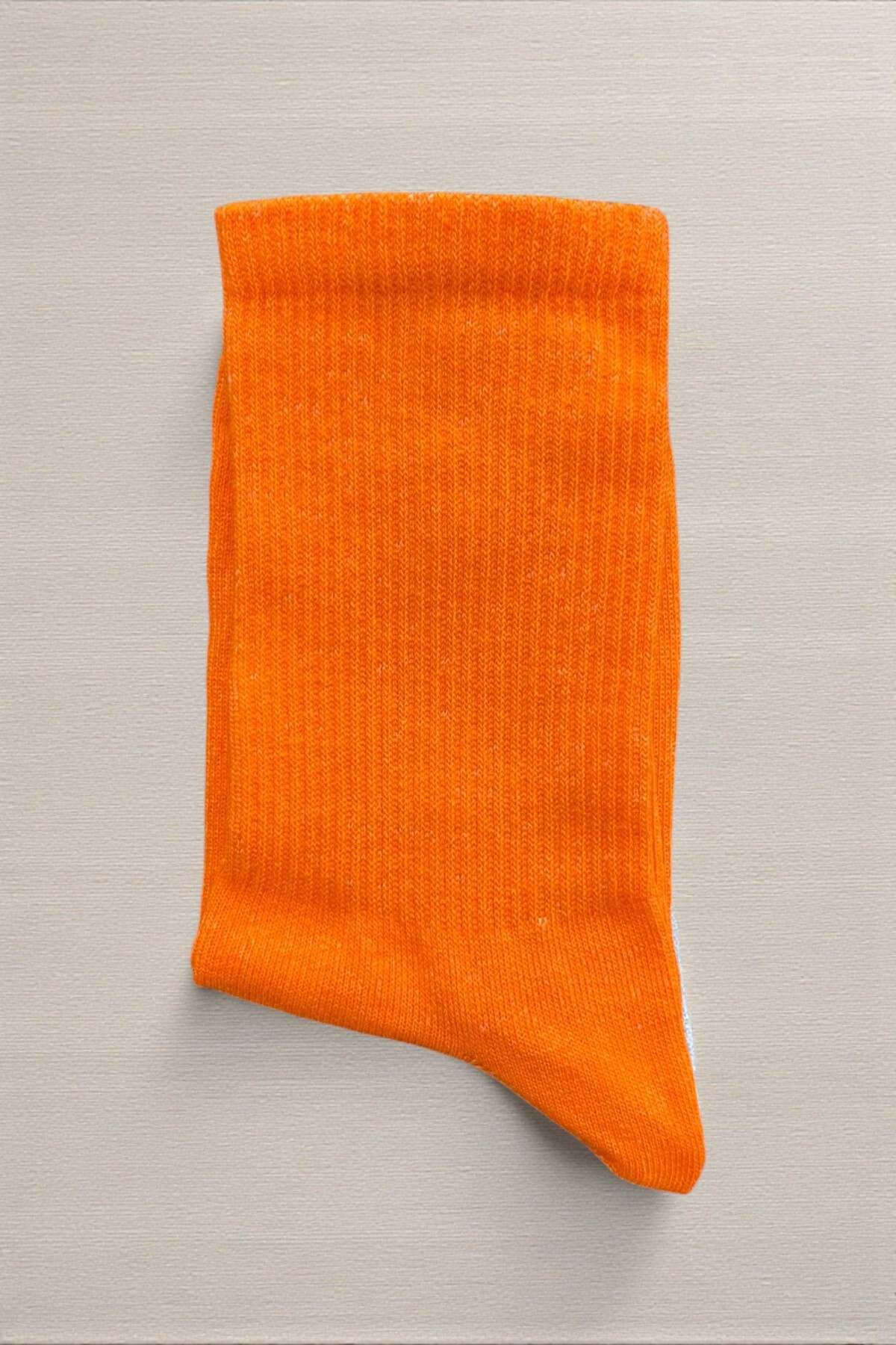 Socks Stores Unisex Pamuklu Turuncu Renkli Soket Çorap -Tekli Rahat Spor Tenis Çorabı görsel 8
