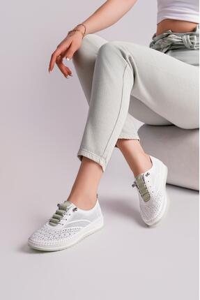 Derimoda HAKİKİDERİ GÜNLÜK YAZLIK KADIN AYAKKABI