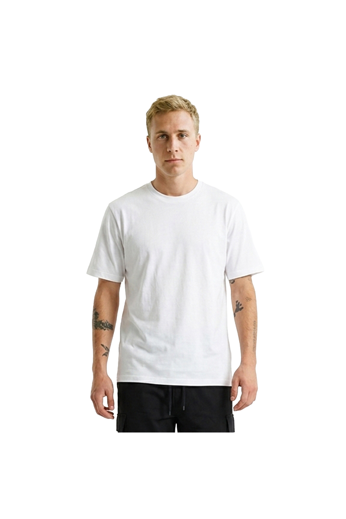 Bane Erkek Beyaz Günlük Stil T-Shirt 26YE0017-KBYZ