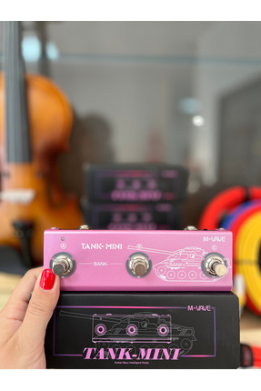 NOTA MÜZİK M-VAVE Tank-Mini Gitar Multi Efekt Pedalı - Şarj Edilebilir, Bluet...