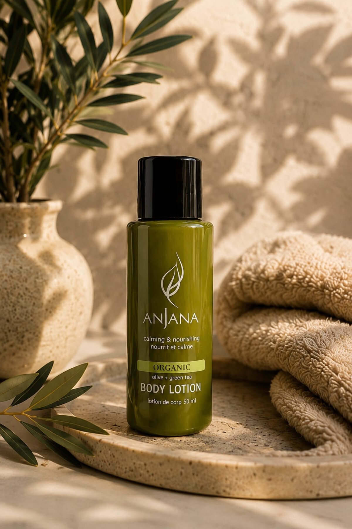 Organic Body Lotion Zeytinyağı & Yeşil Çay Özlü Vücut Losyonu 50 ml Nemlendirici ve Besleyici — 167076 — تصویر 5 از 5