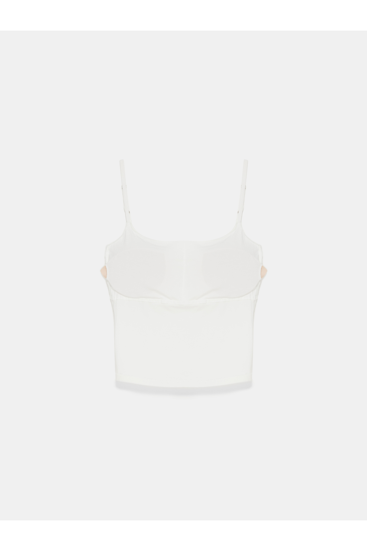 Dilvin 21200 Bra-Free Askılı Top-Ekru görsel 7