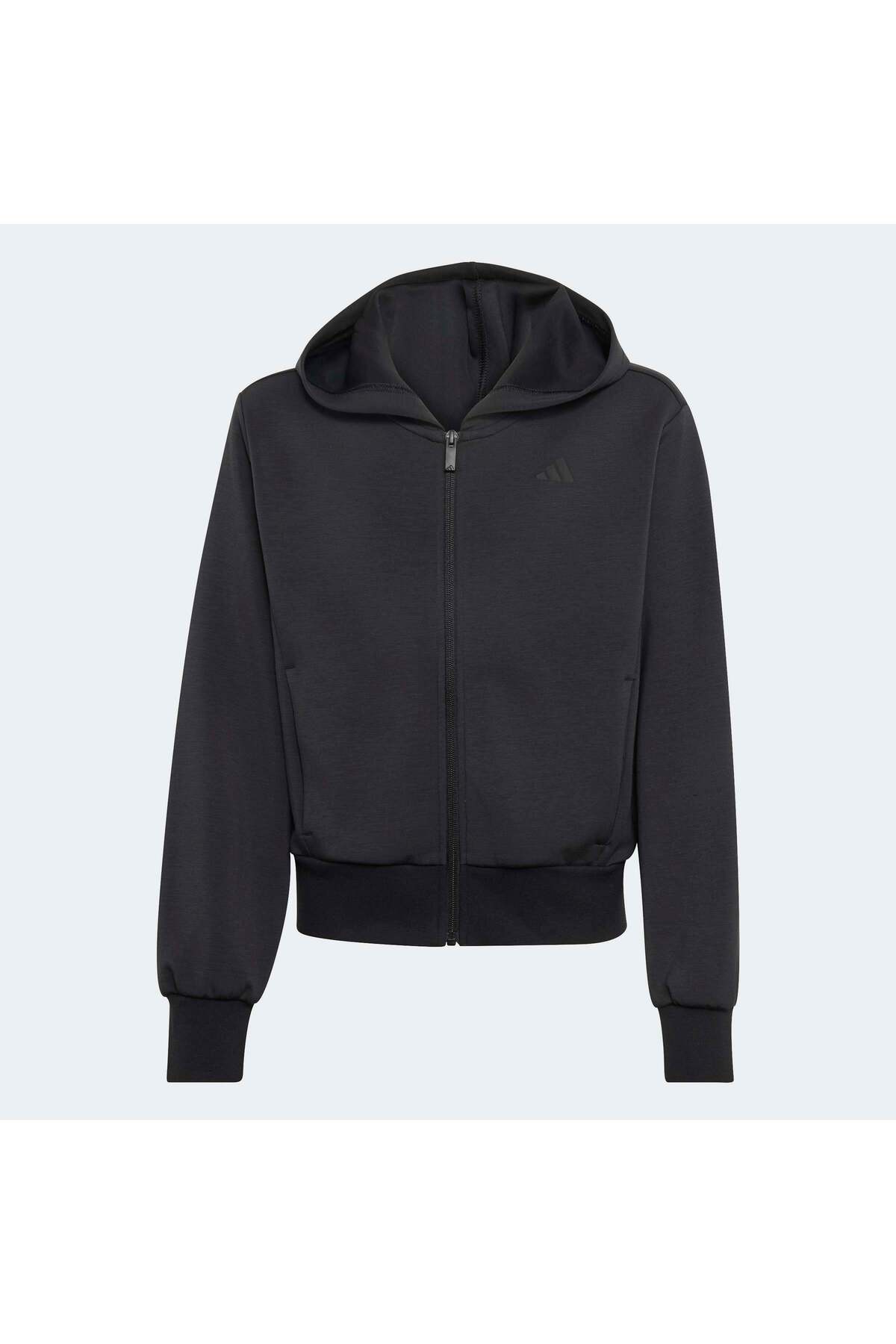adidas G Fz Hd Genç Spor Sweatshirt KY6013 görsel 2