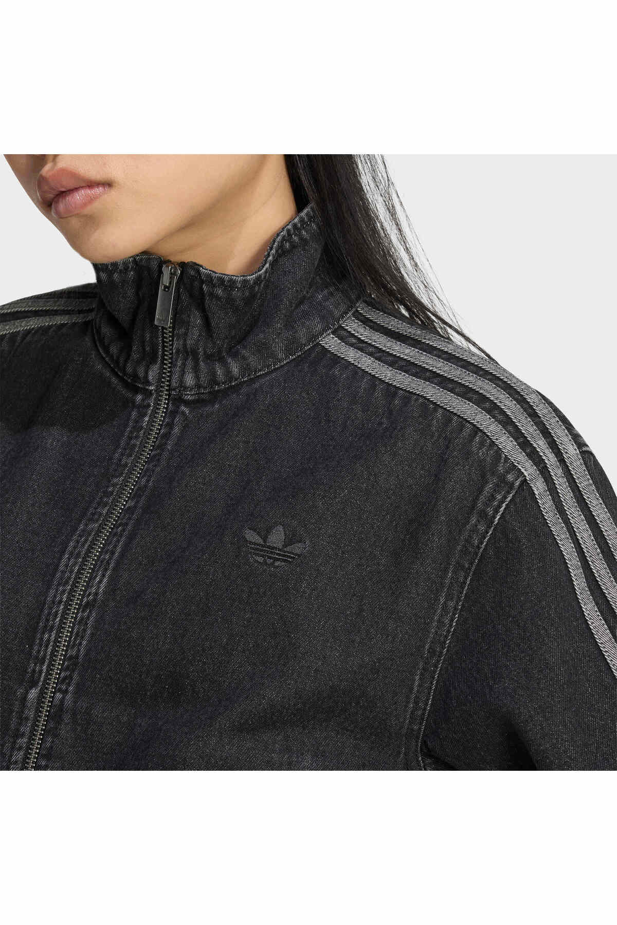 adidas Fb Tt D Kadın Denim Spor Ceket IB6917 görsel 5