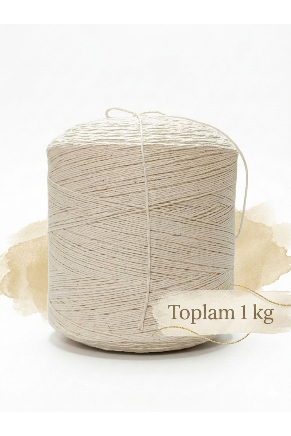 Bevella Macrame Cord 1 kg pamučne pređe za ručno pletenje - pređa za trkače -...