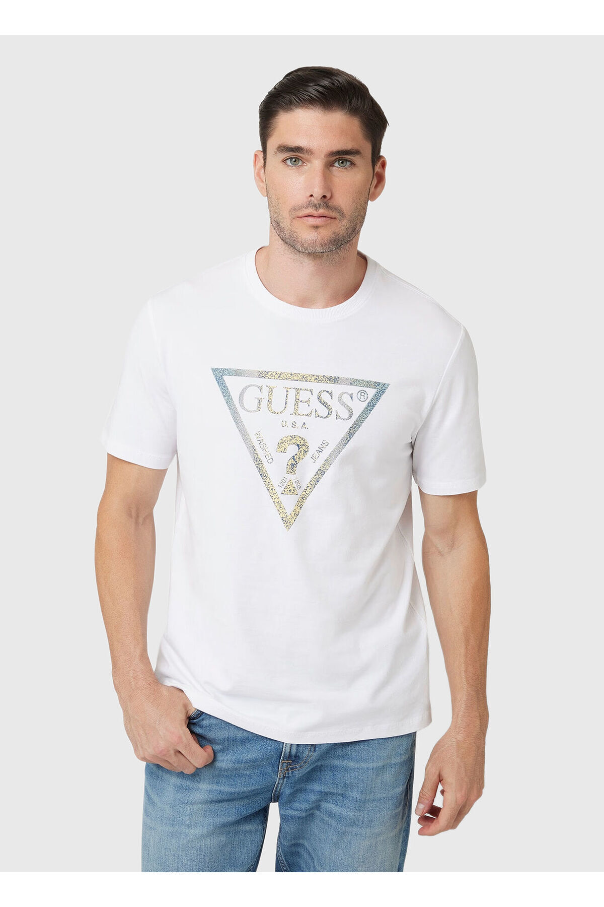 تیشرتمردانهGuessمشکی تیشرتمردانهGuessمشکی