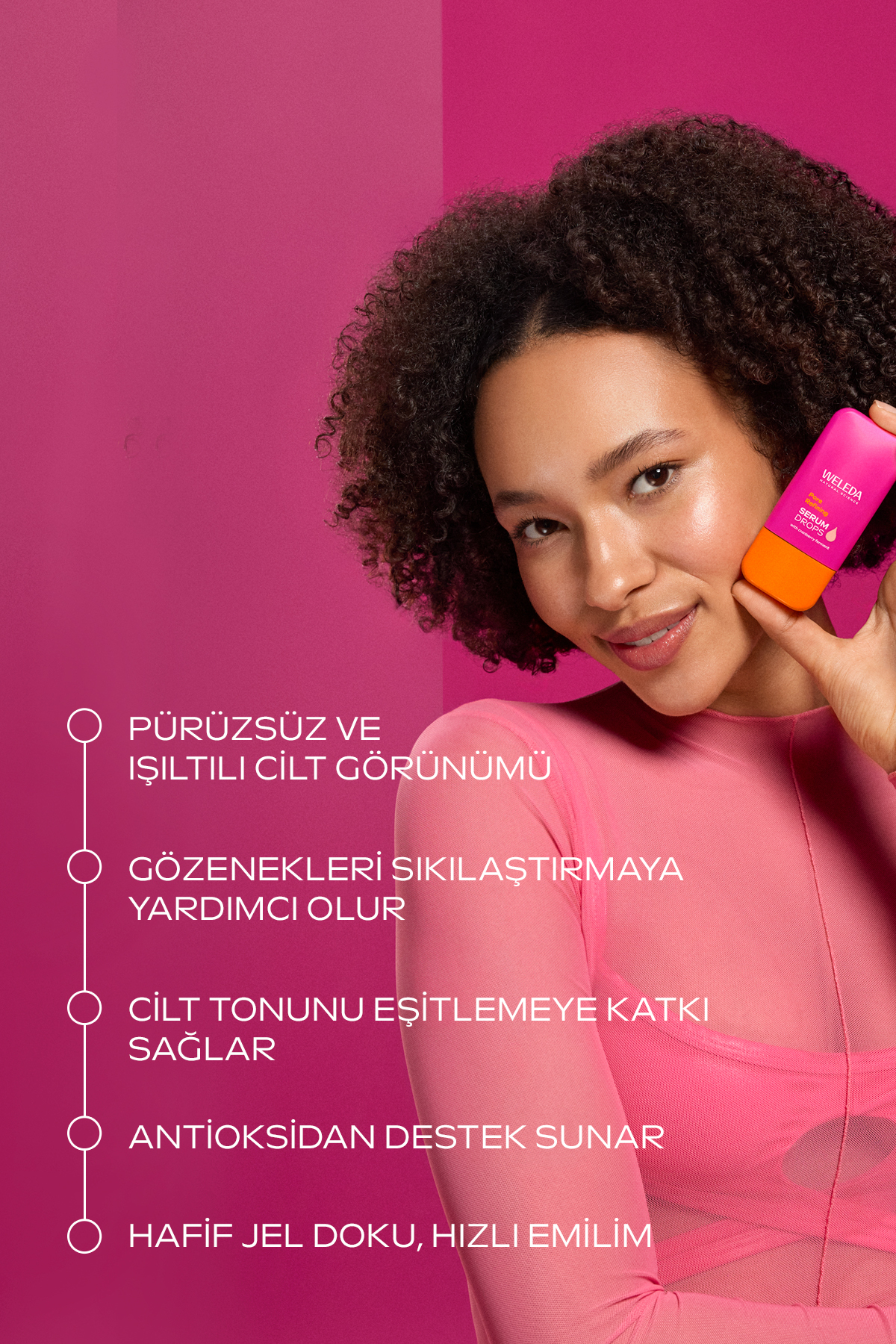 Pore Refining Serum Drops Pürüzsüzleştirici ve Aydınlatıcı C Vitamini Serum 30 ml — 49338 — تصویر 3 از 9