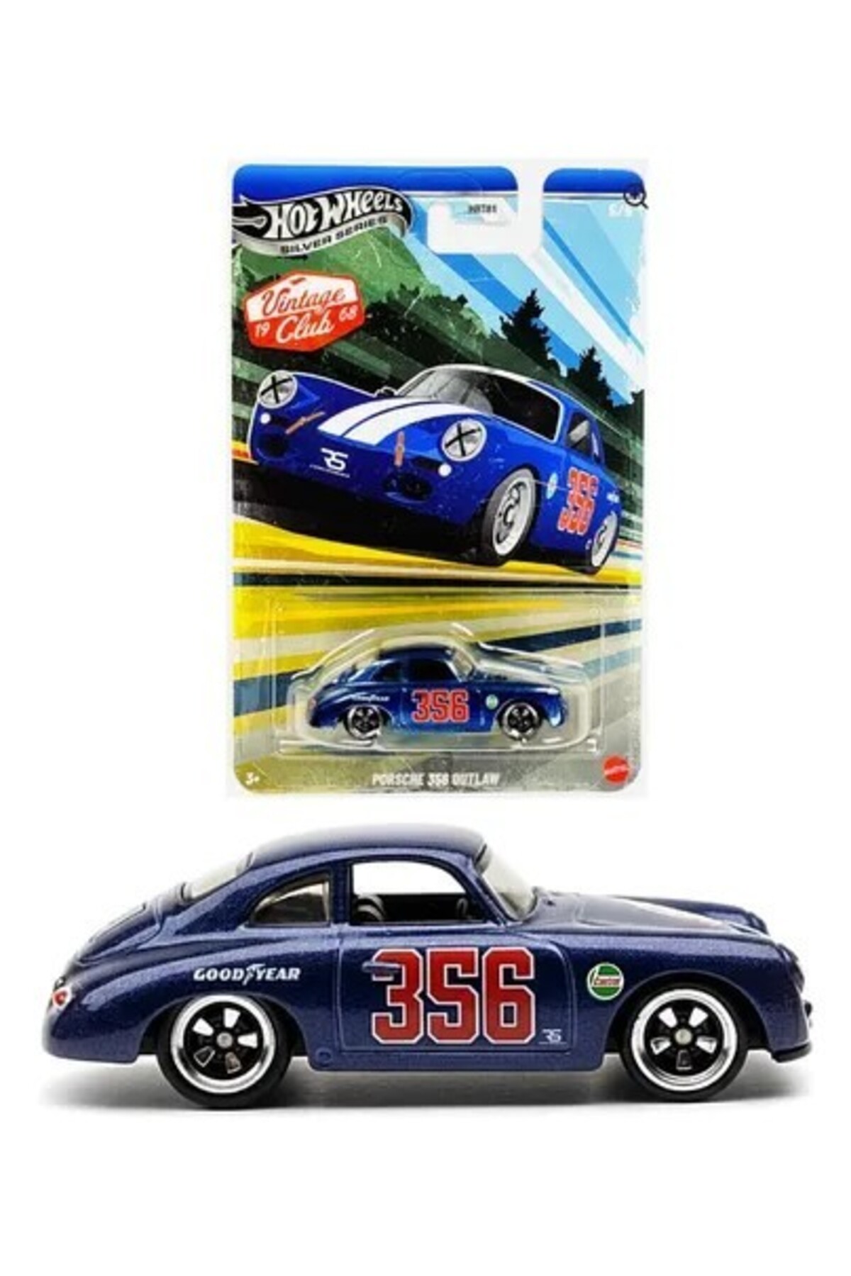 HOT WHEELS VİNTAGE Arabalar Özel Seri PORSCHE 356 OUTLAW JKY28
