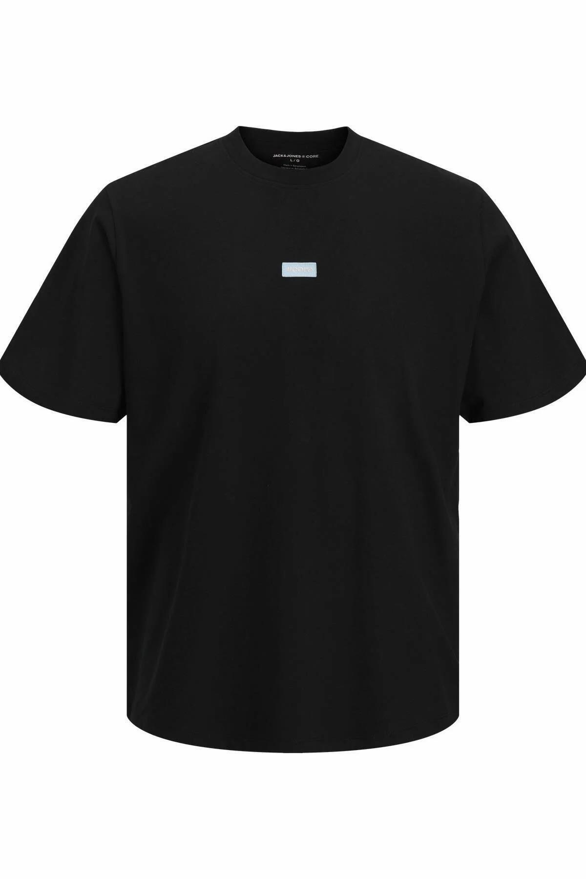 تی‌شرت آستین کوتاه یقه گرد مردانه با جزئیات لوگو – JCOCLUB جک اند جونز تی شرت Jack & Jones